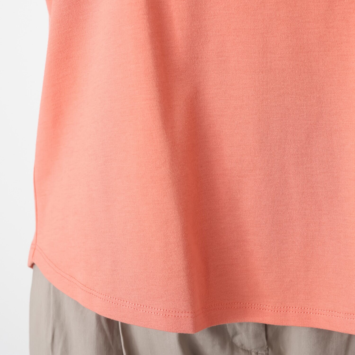 ウタオ 多機能 シルケット加工 フレンチスリーブ プルオーバー