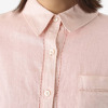 ウタオ フレンチリネン１００％ ピコ刺しゅう ２ウェイシャツ