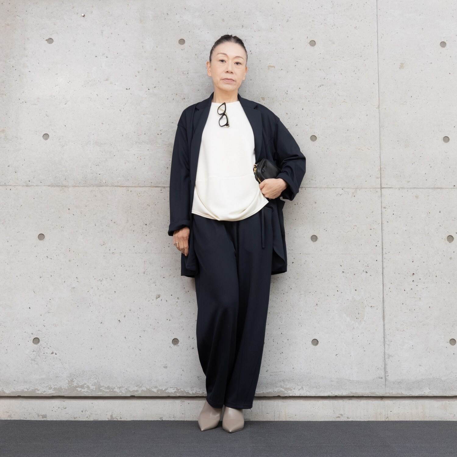 ヒロコ　デシネール ふんわりまとう バレルシルエット プルオーバー