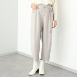 ヒロコ　デシネール なめらかスムースで作る ソフトシルエット バレルパンツ