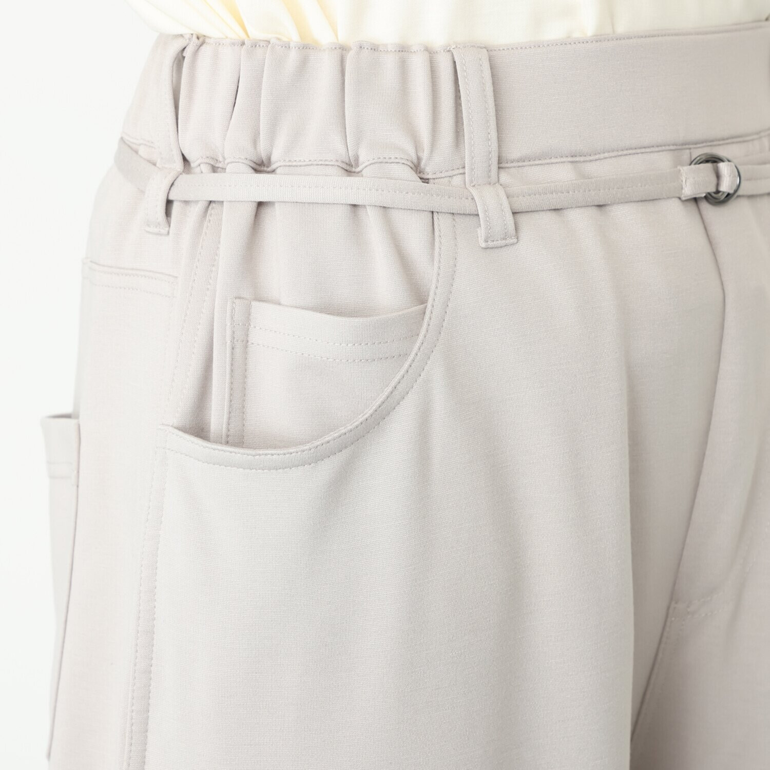 ヒロコ　デシネール なめらかスムースで作る ソフトシルエット バレルパンツ