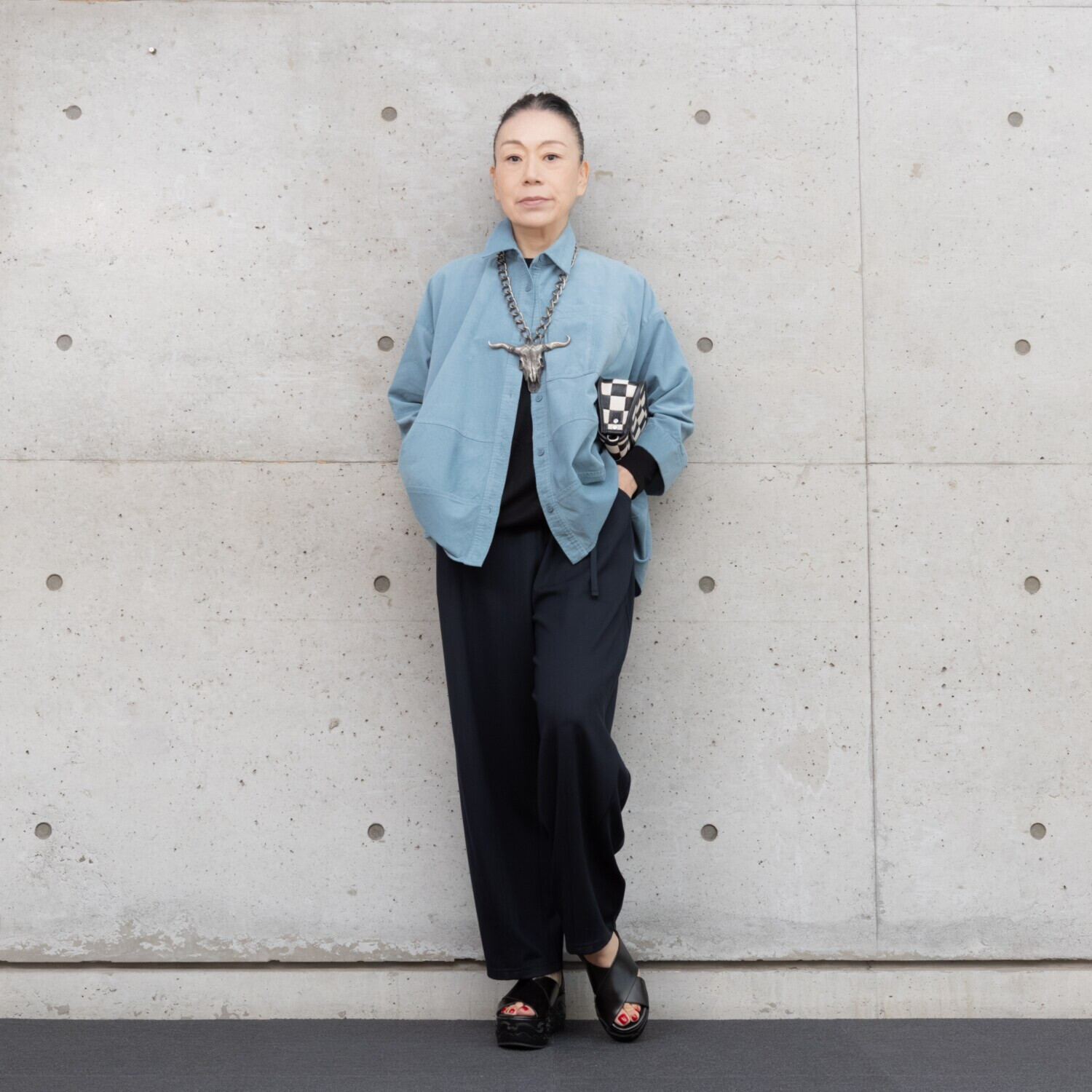 ヒロコ　デシネール なめらかスムースで作る ソフトシルエット バレルパンツ