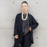 ヒロコ　デシネール なめらかスムースでつくる バレルシルエット ふんわり羽織る 大人のテーラード カーディガンジャケット