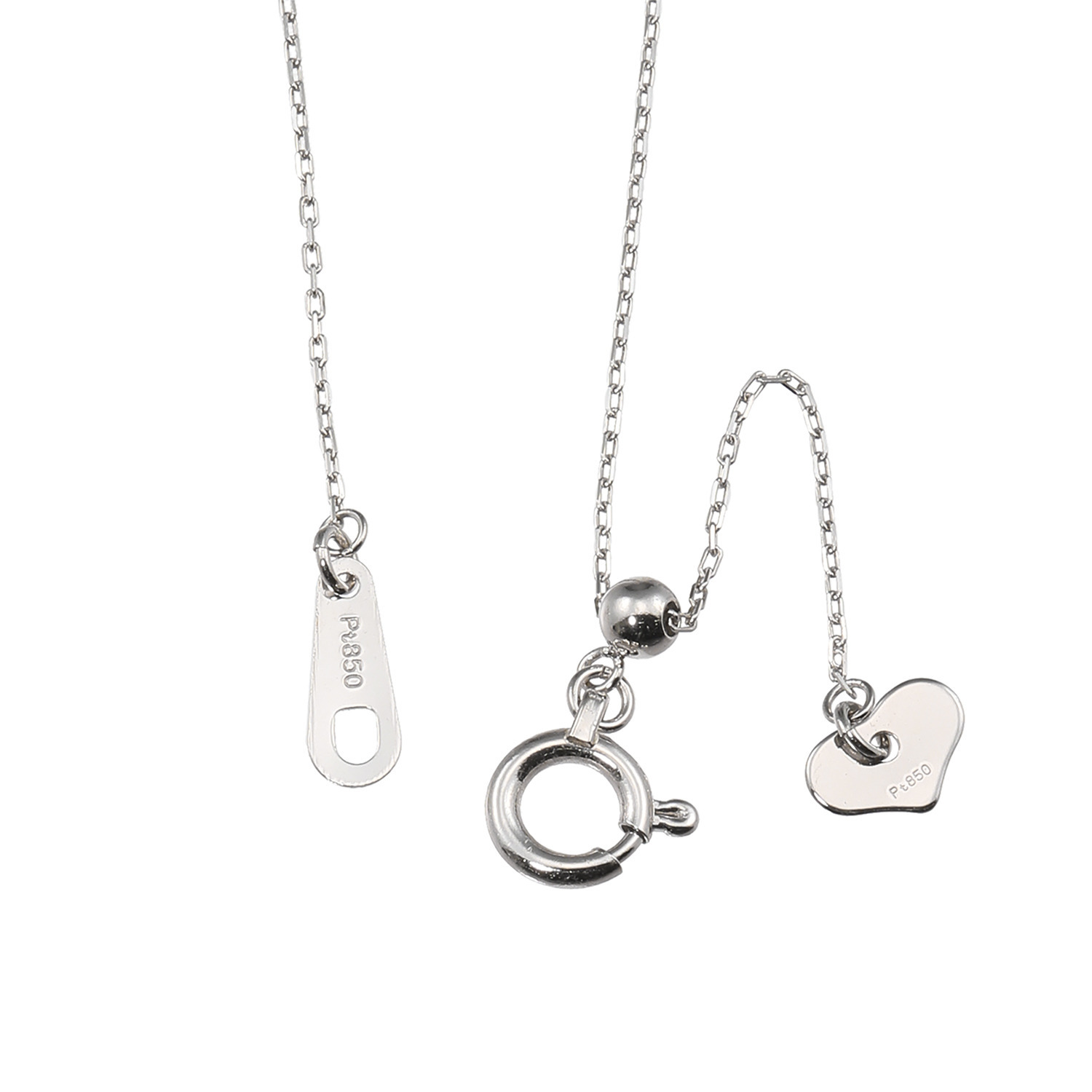 ラビオス プラチナ９００＆８５０ アーガイル産 ファンシー ピンクダイヤモンド ハートデザインペンダント ＜鑑別書付＞