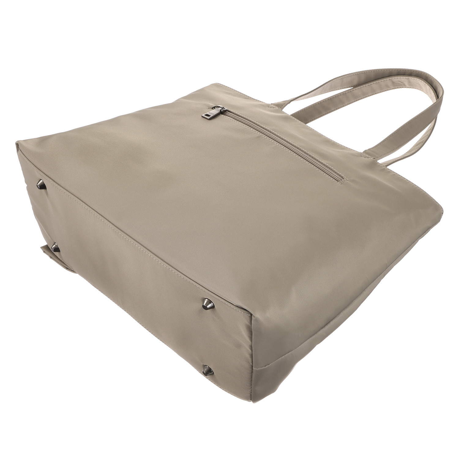 グッシオイタリー はっ水　こだわり素材 ナイロンフリル Ａ４トートバッグ ＜ミニミラーチャーム付＞