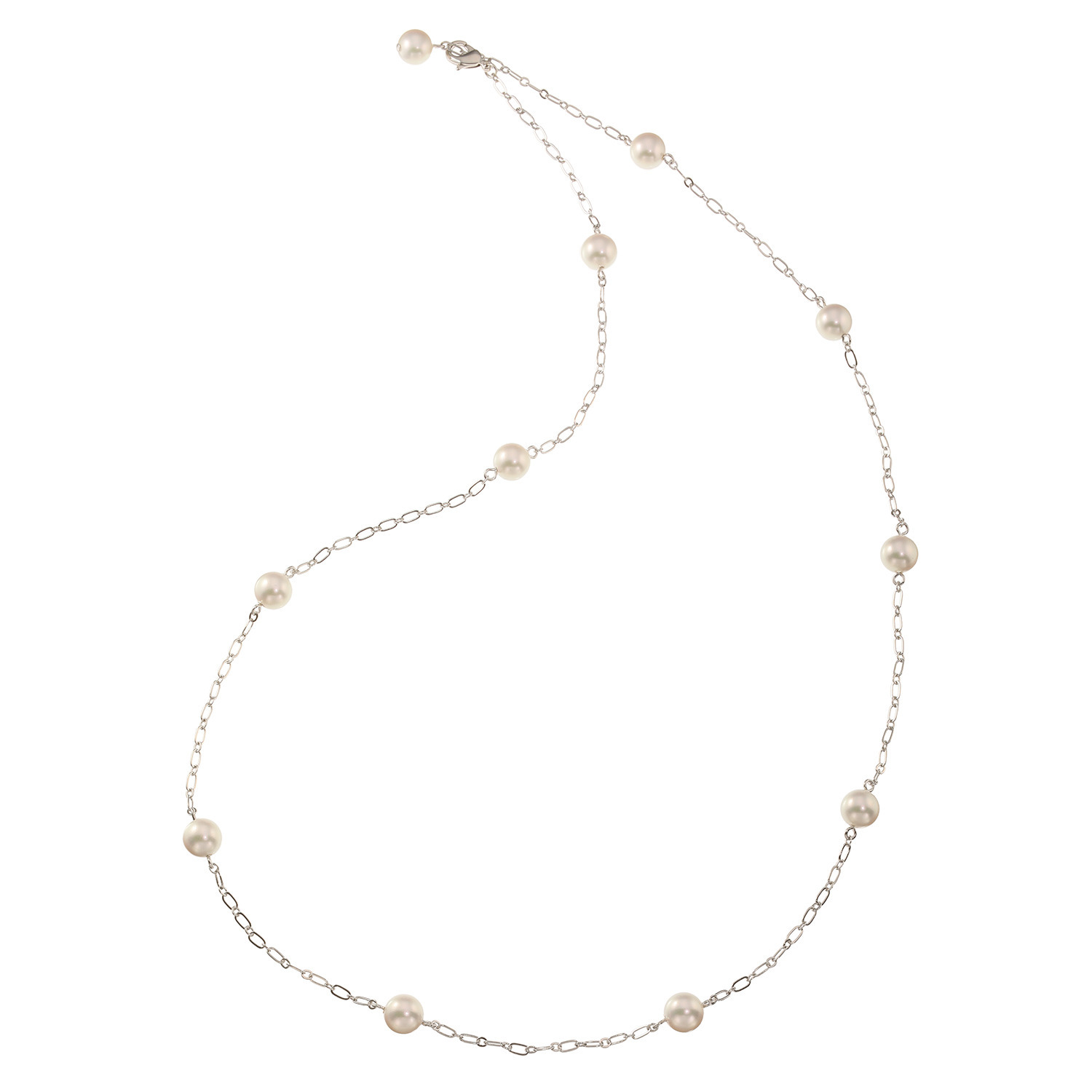 プレミアムパール 泉州の職人技 貝パール ２ウェイ ステーション ロングネックレス 