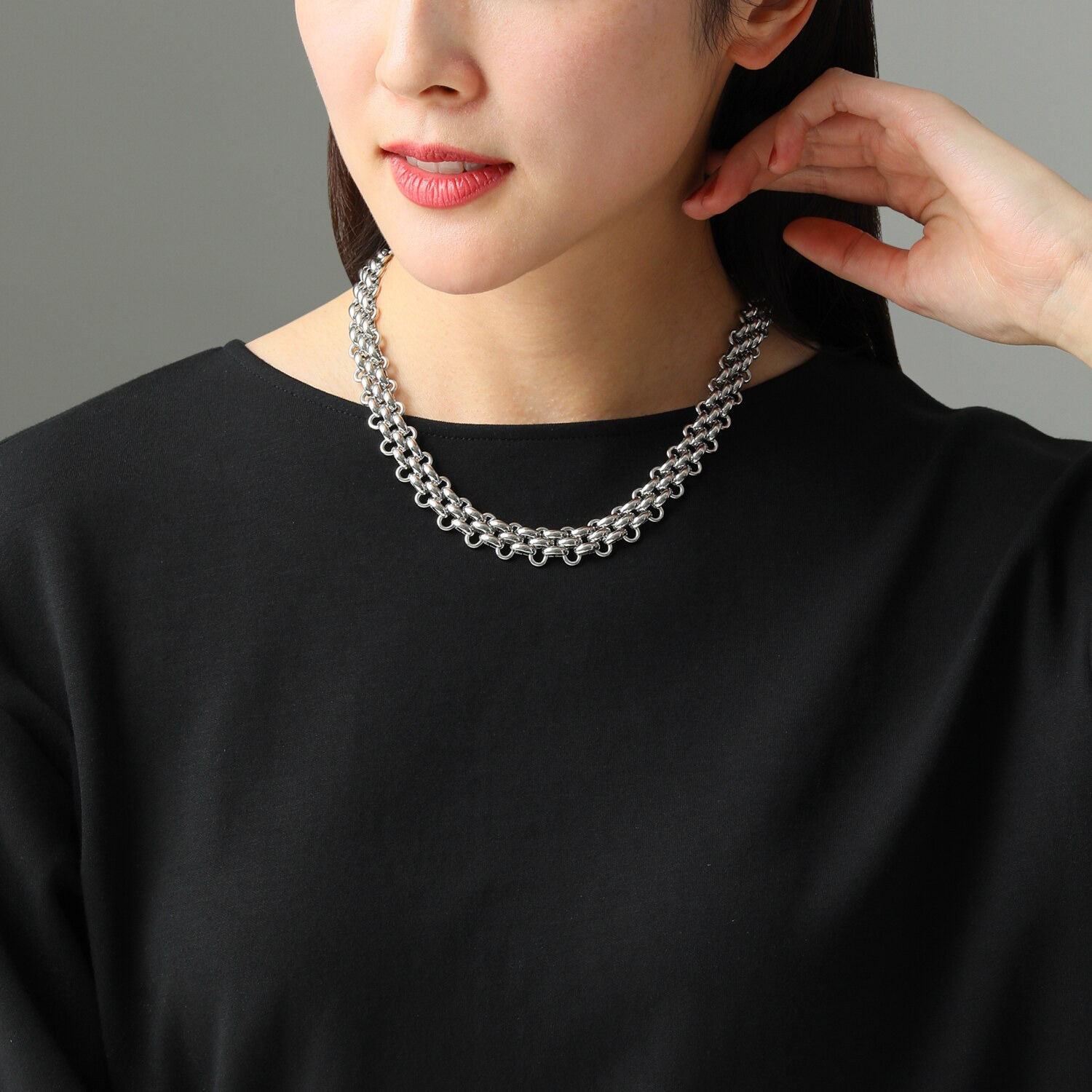 エービーステン ステンレス ゴージャスネックレス