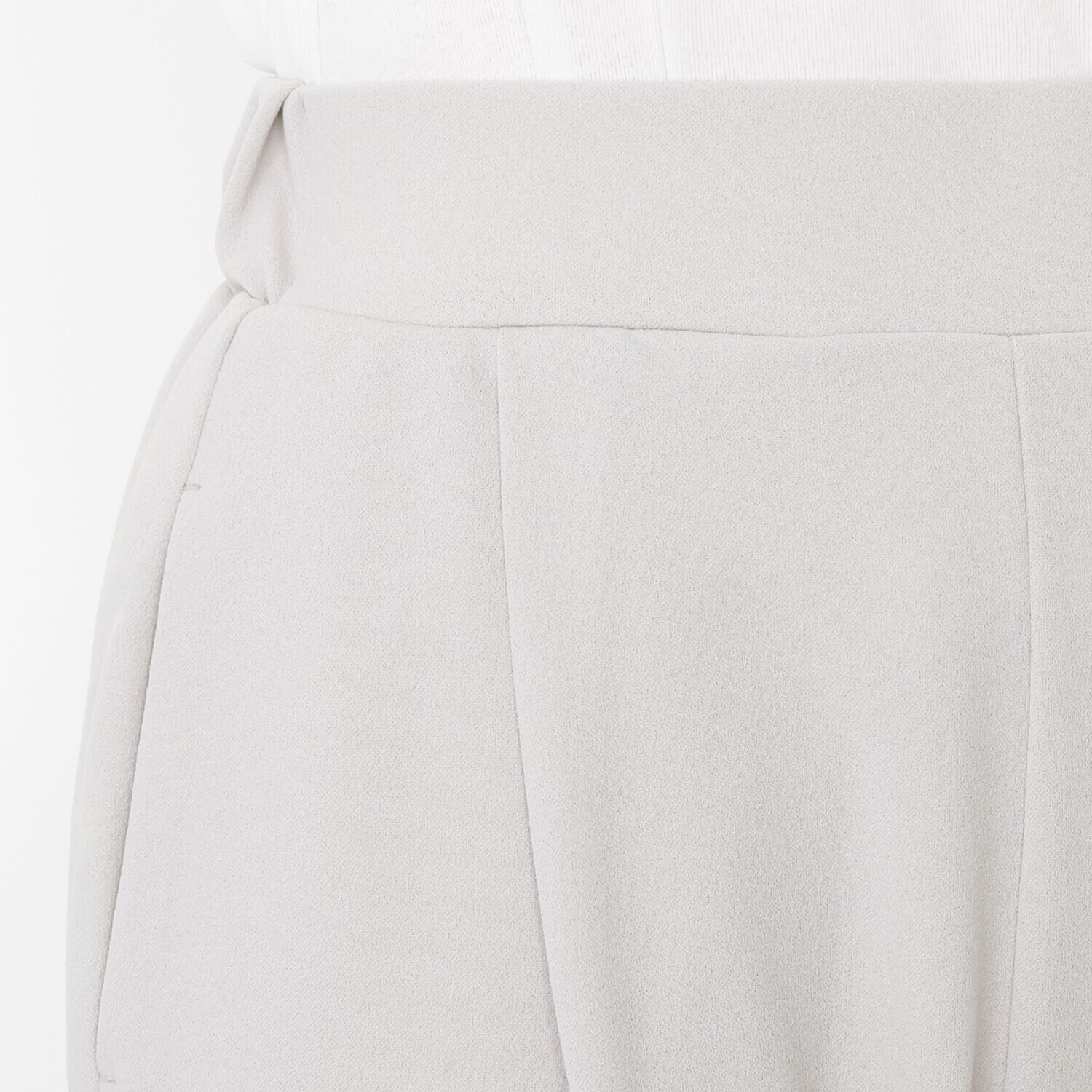 フーア ストレッチジョーゼット テーパードパンツ