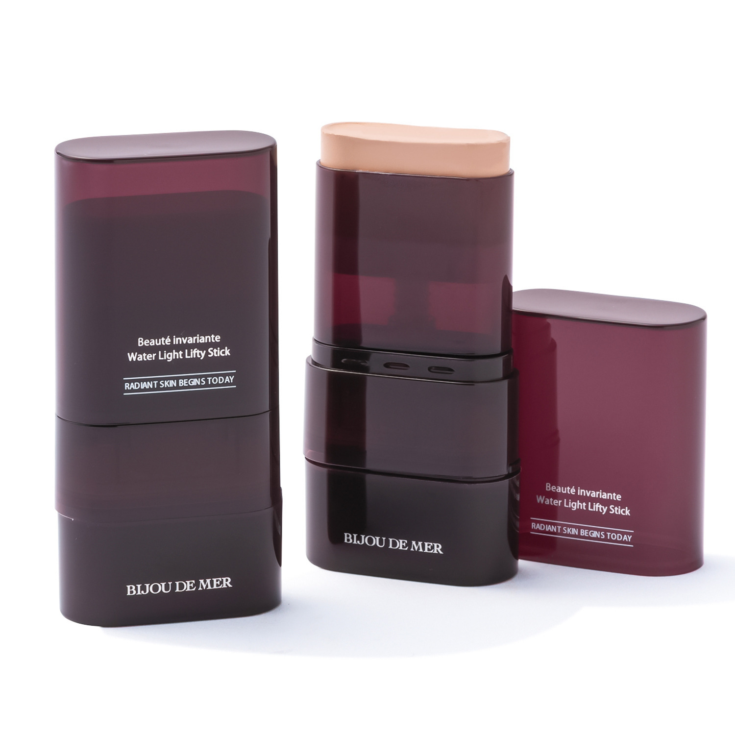 ビジュー　ドゥ　メール ひと塗りで日中ハリケア！ 海洋性微生物原料配合 ボーテアンバリエンテ ウォーターライト リフティスティック デビュー２本セット