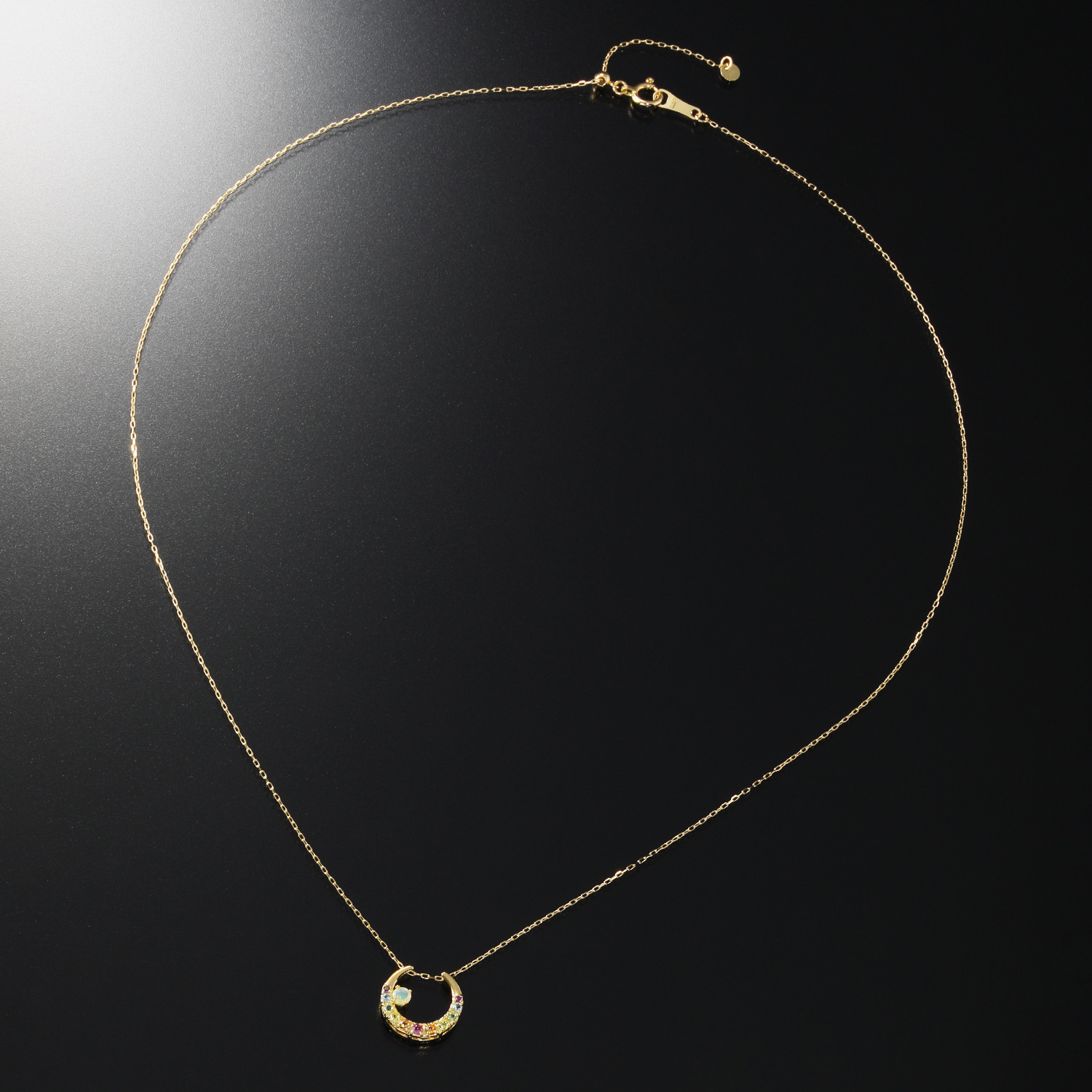 カレイドスコピオ １８Ｋ セブンカラージェム ネックレス