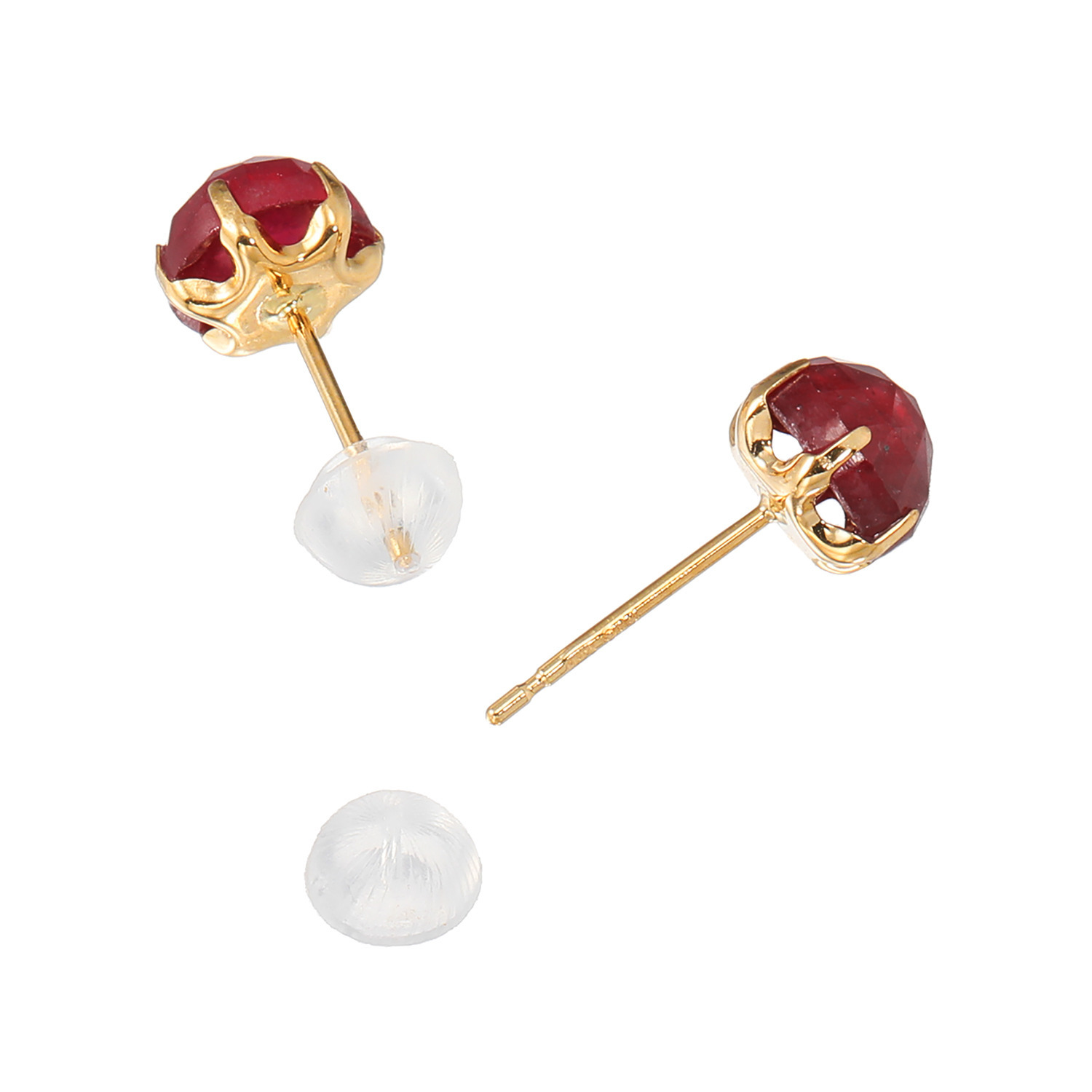 カレイドスコピオ １８Ｋ ２カラットＵＰ ルビー ピアス