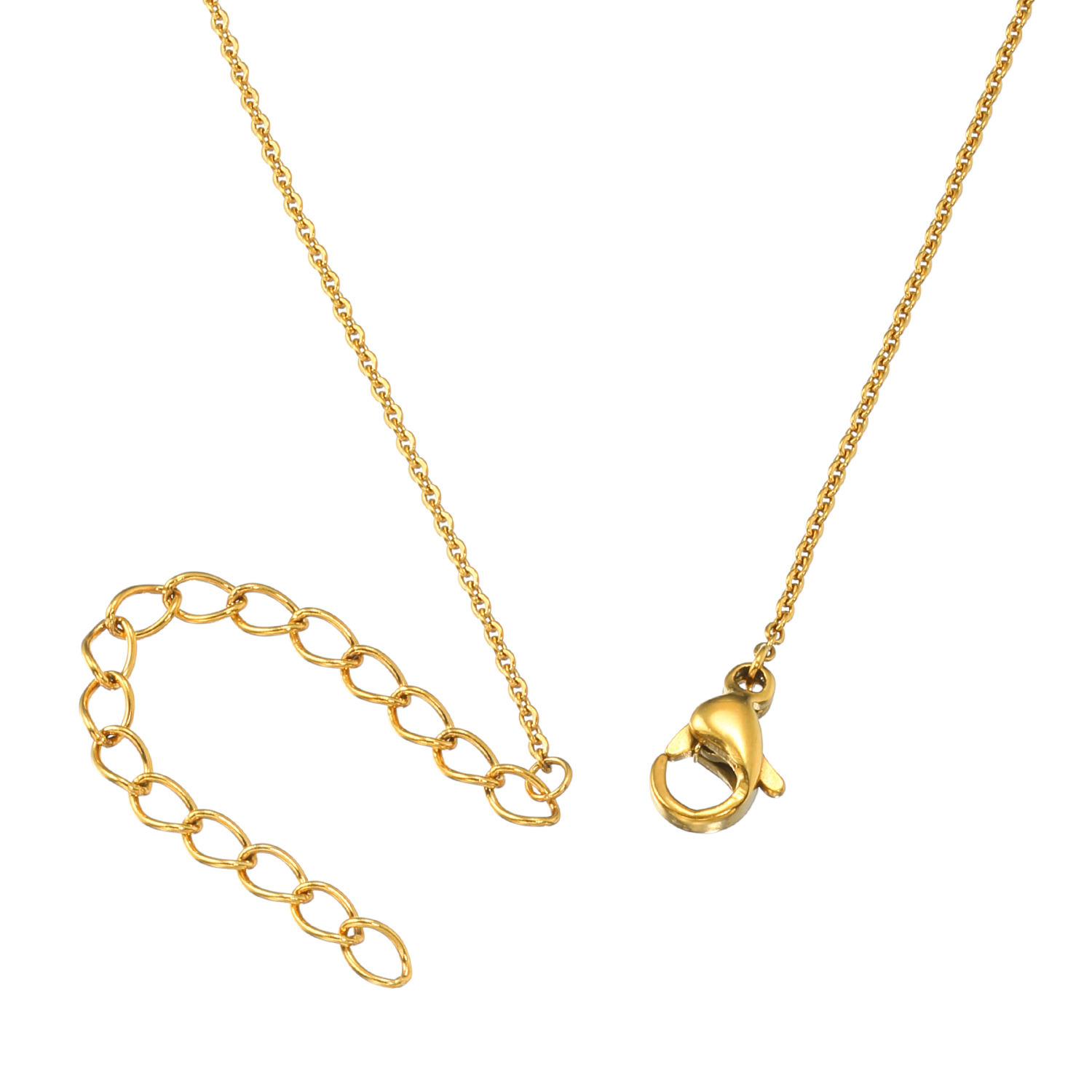 カレイドスコピオ １８Ｋ アリゾナ産ターコイズ ステンレスチェーン ペンダント