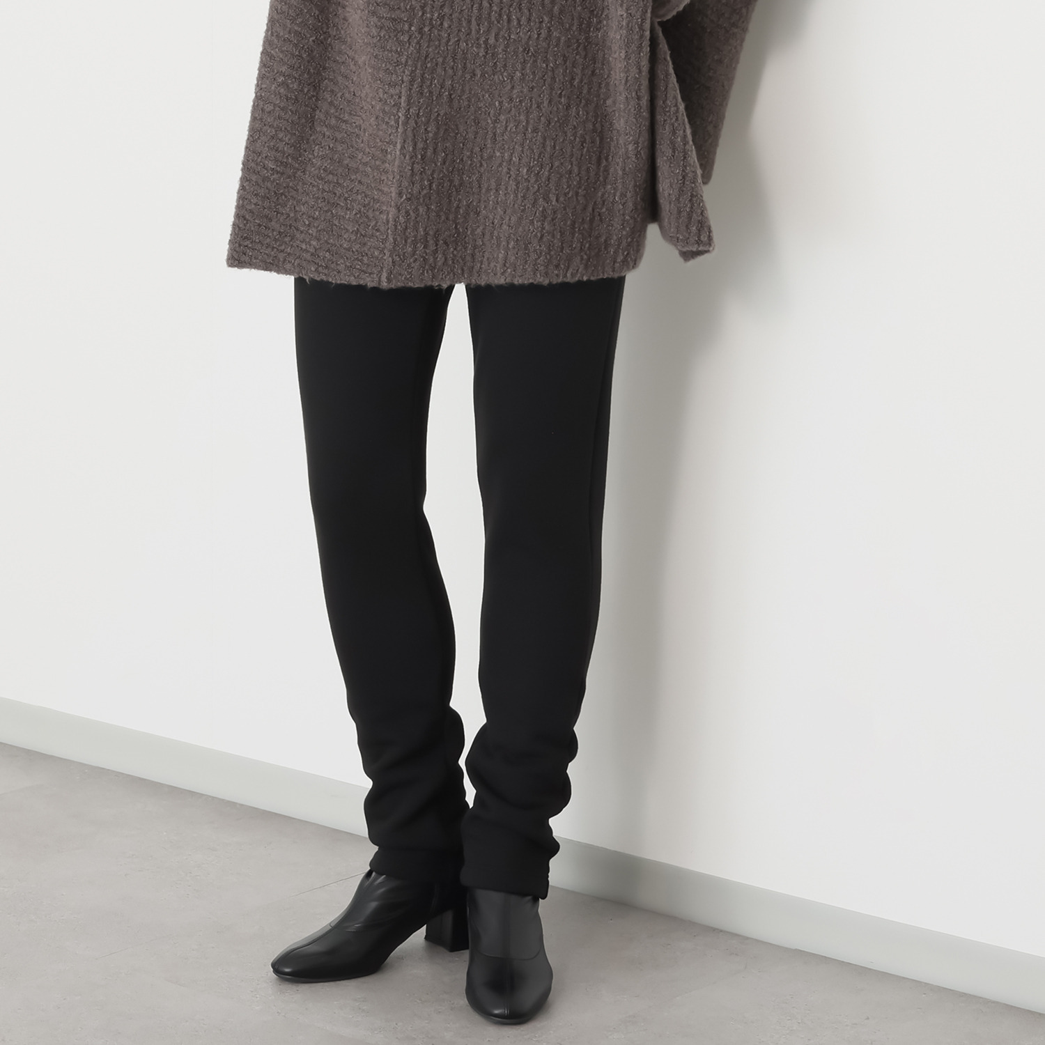 ピーツー 純日本製 ピーツー史上一番の暖かさ もこもこ裏起毛 スリムパンツ ＜股下７４ｃｍ＞