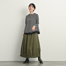 ゼラールスポーツ ハンサムツイル パネル切替 バルーンスカート