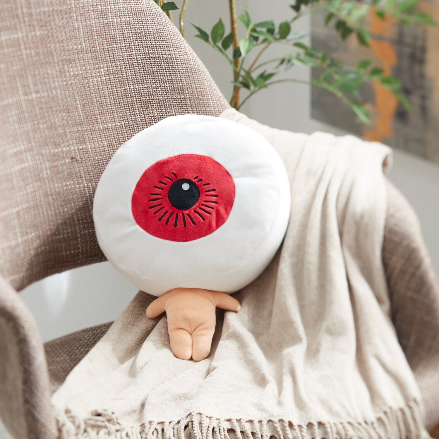 ゲゲゲの鬼太郎 妖怪 プチもっちりクッション ＜ぬりかべ・ 目玉おやじ＞