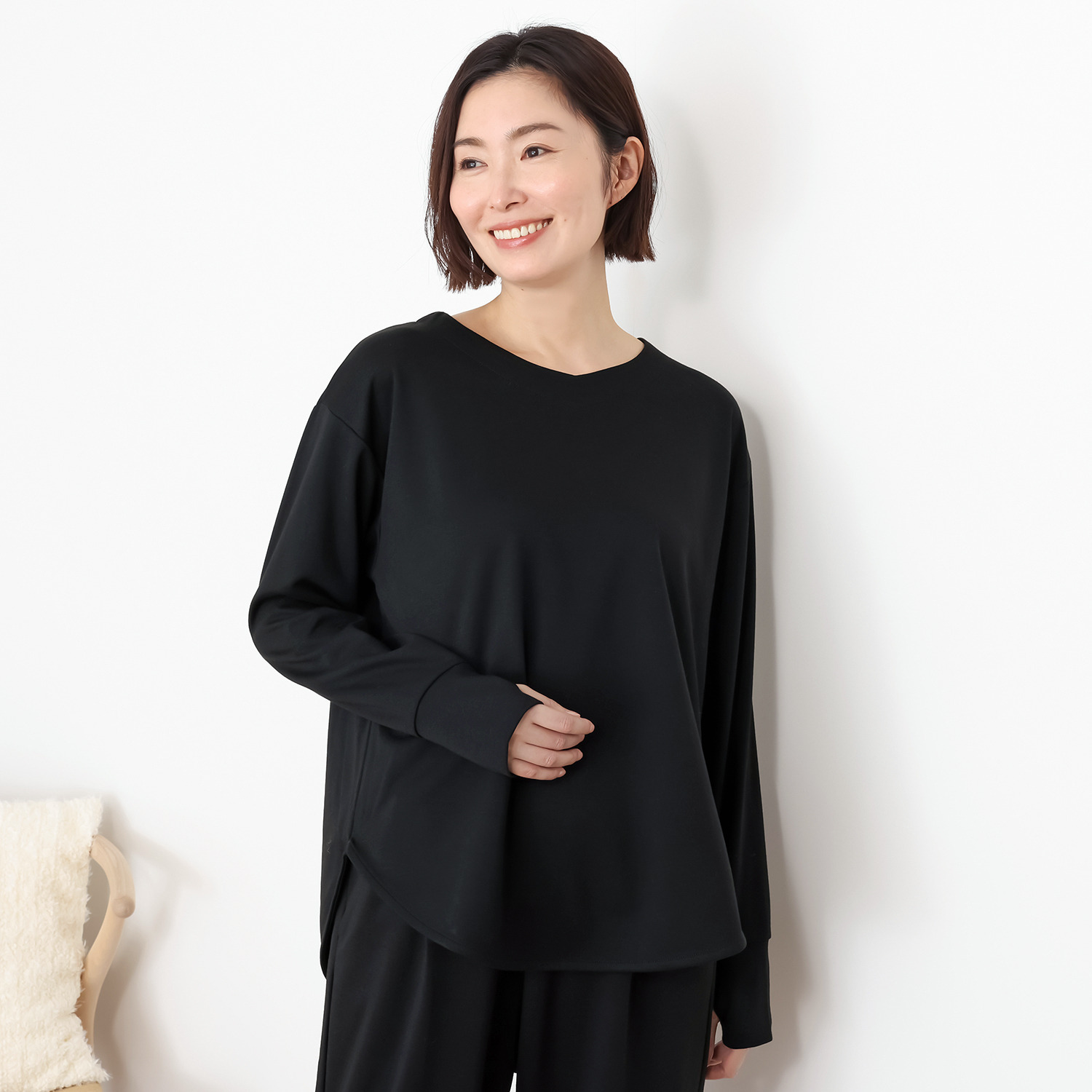 ２４時間いつでも着られる 疲労回復ウェア！ Ｒｅｃｏｖｅｒｙｐｒｏ Ｌａｂ． （リカバリープロラボ） 長袖チュニック