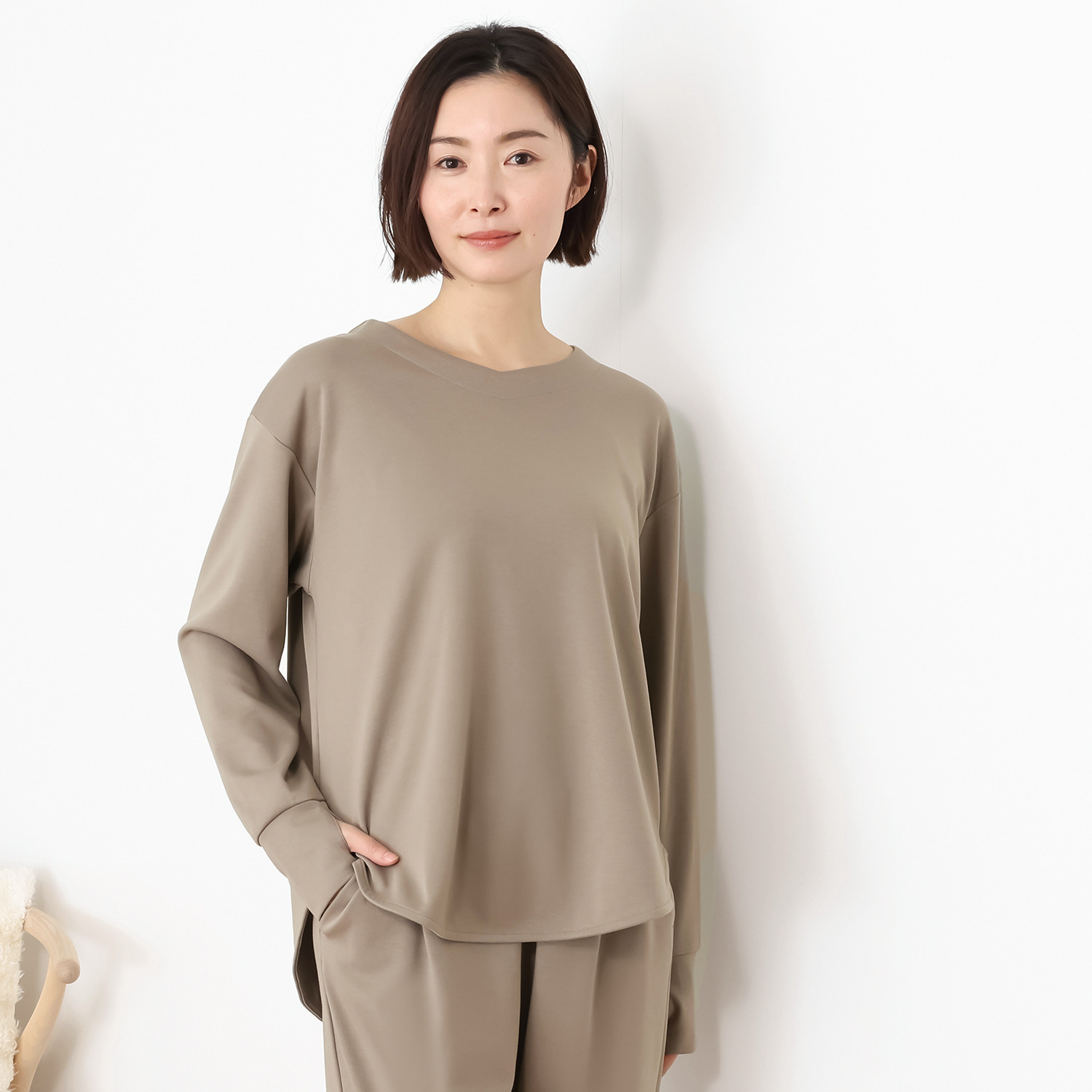 ２４時間いつでも着られる 疲労回復ウェア！ Ｒｅｃｏｖｅｒｙｐｒｏ Ｌａｂ． （リカバリープロラボ） 長袖チュニック