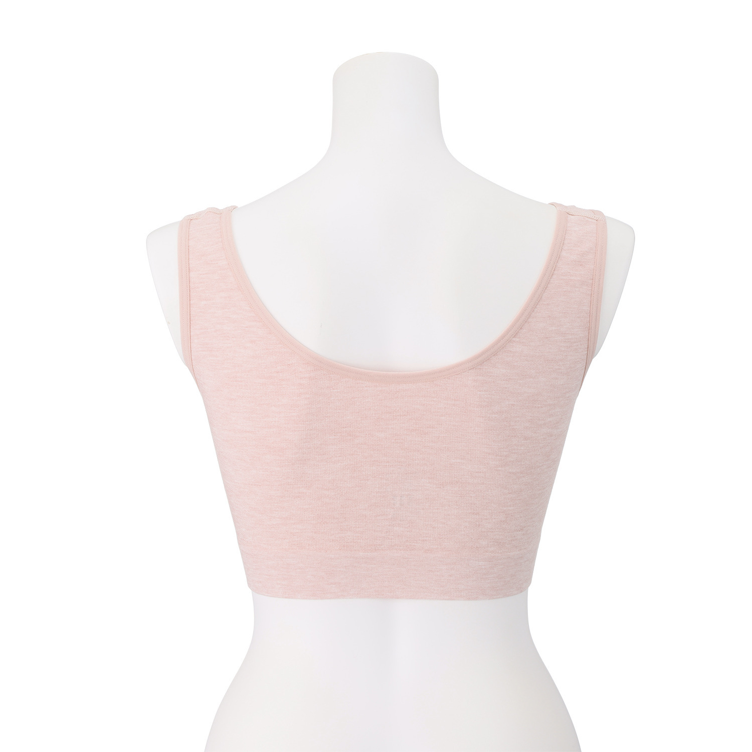 おしり家 サイズ選び不要！ Ｓ〜３Ｌサイズまで着用可 分離型パット付 ここちワンフィットブラ