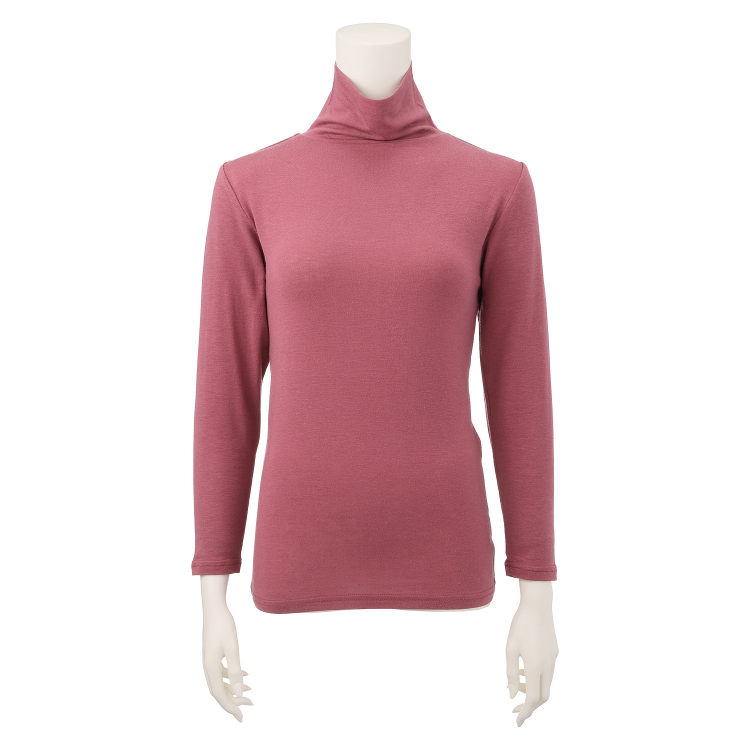 ジュエル 至福の柔らかさ ヒアルロン酸加工　Ｗ重ね タートルネック２枚組