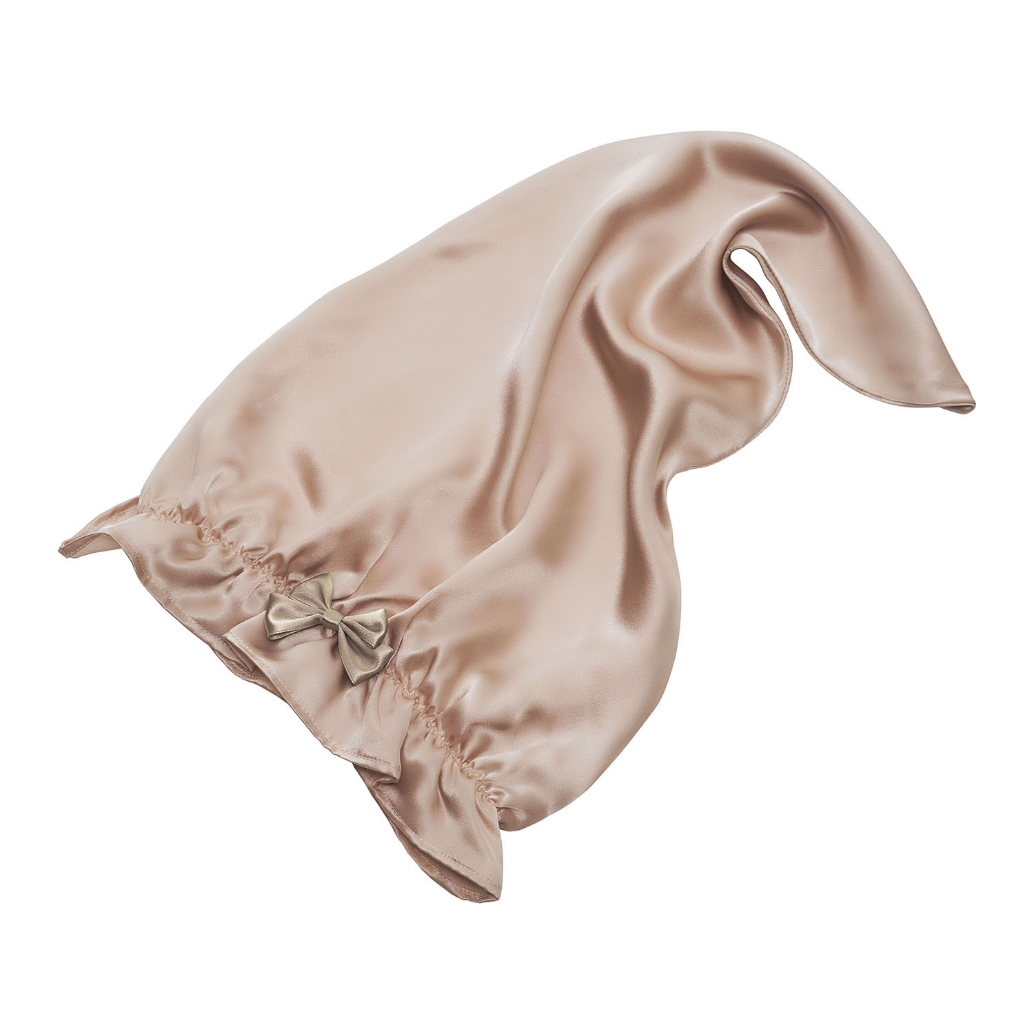 シルク１００％で 髪をやさしく守る シルクシャイニー ナイトキャップ ｆｏｒロング