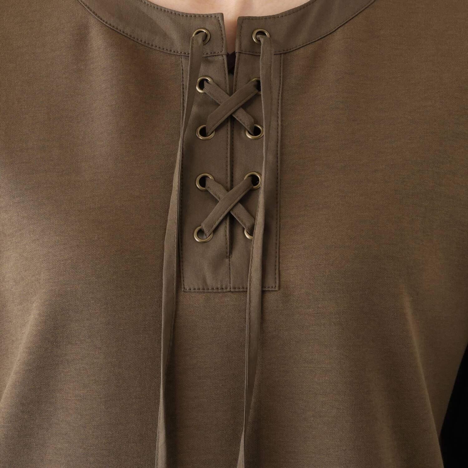 キョウコ　ヒガ 異素材ミックス ロングワンピース