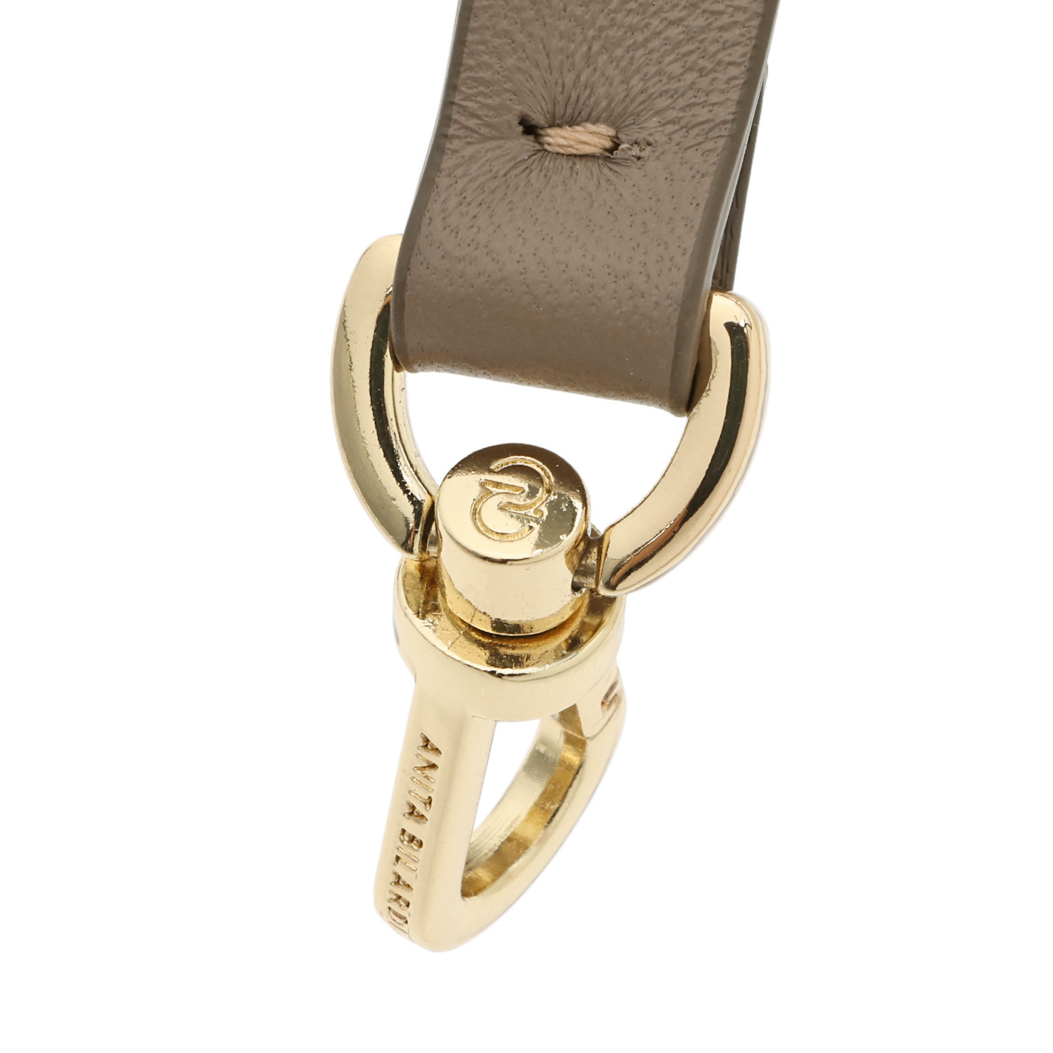 アニタ・ビラルディ イタリア製 ラムレザー ショルダーストラップ付 ワンハンドルバッグ