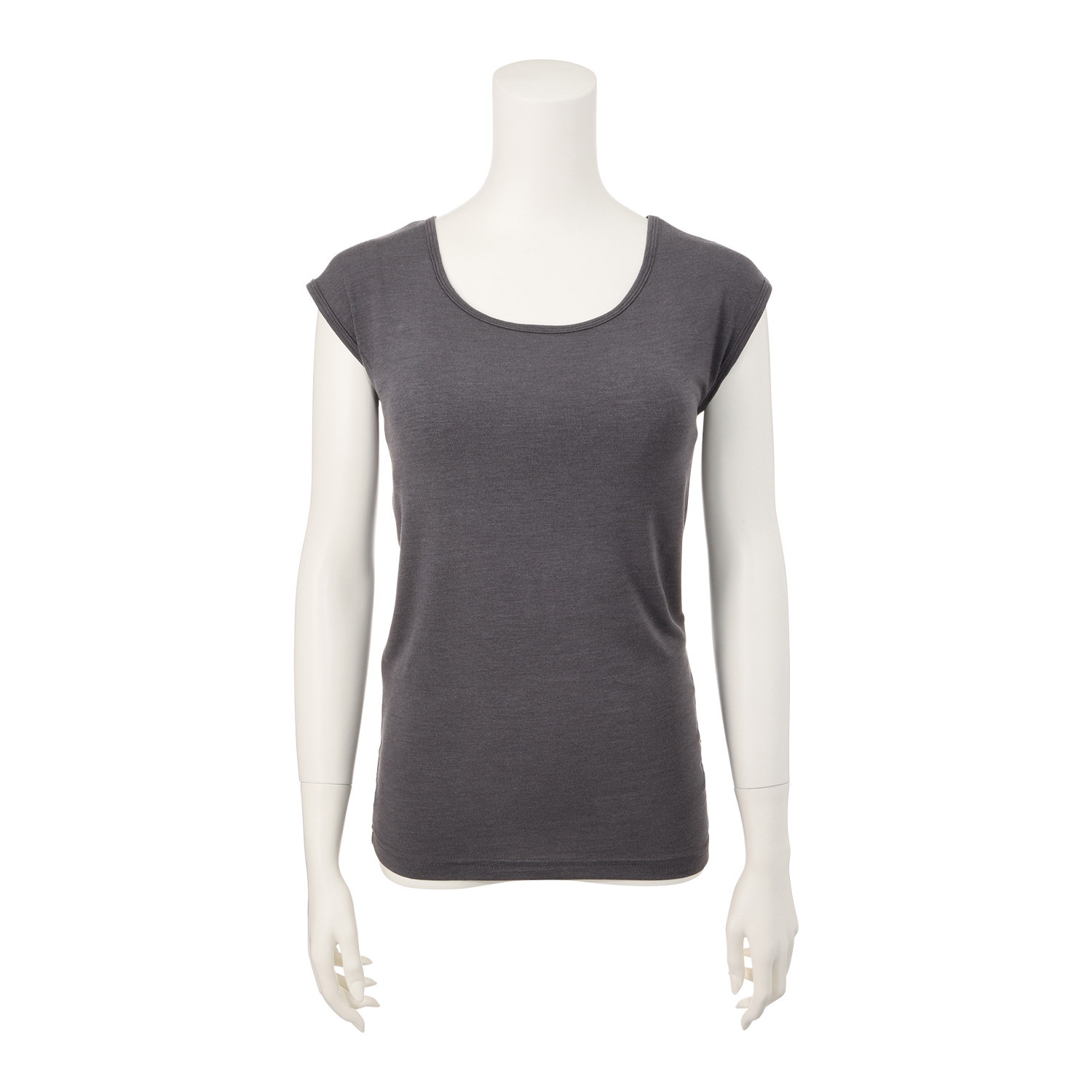 ジュエル 至福の柔らかさ ヒアルロン酸加工　Ｗ重ね カップ付フレンチ袖２枚組