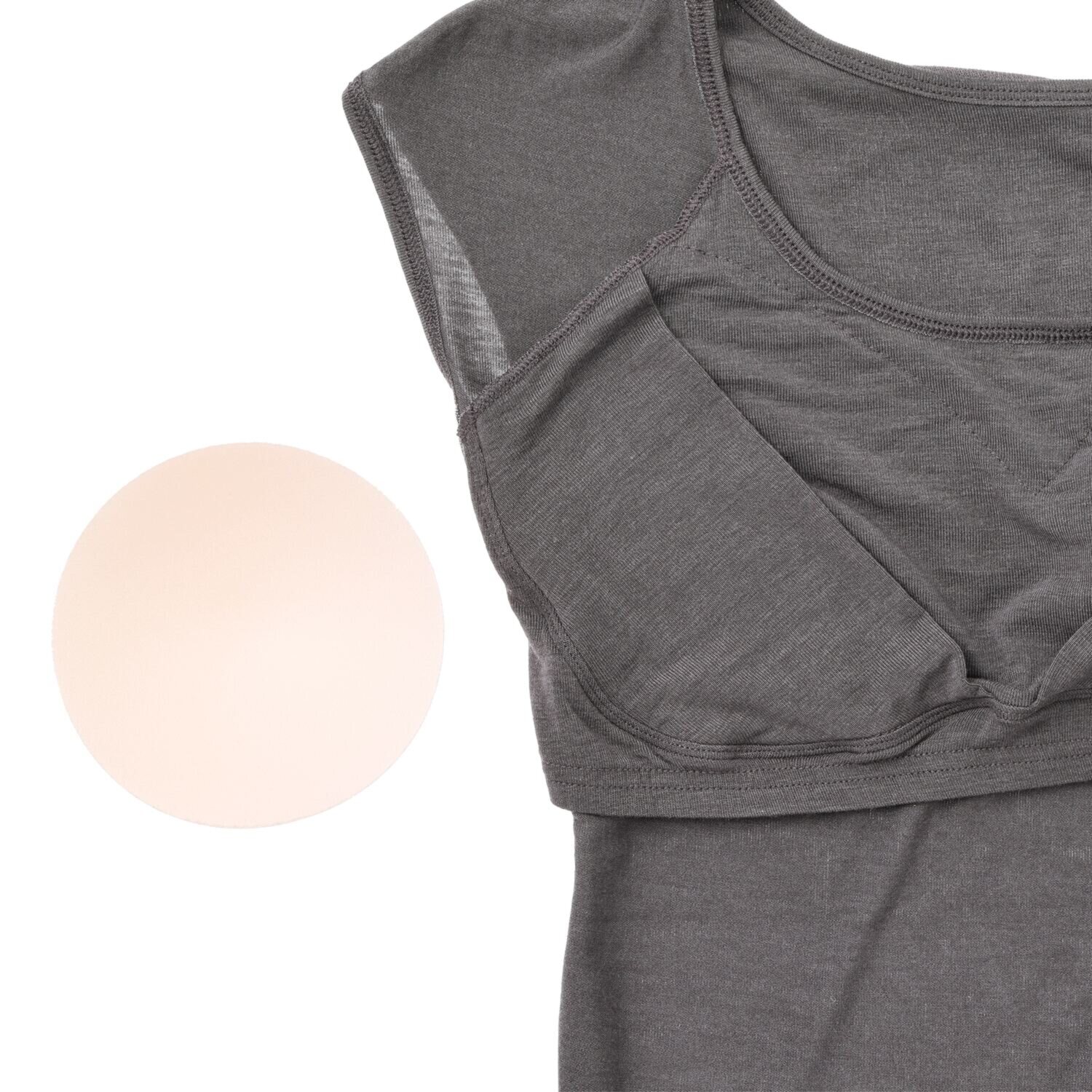 ジュエル 至福の柔らかさ ヒアルロン酸加工　Ｗ重ね カップ付フレンチ袖２枚組