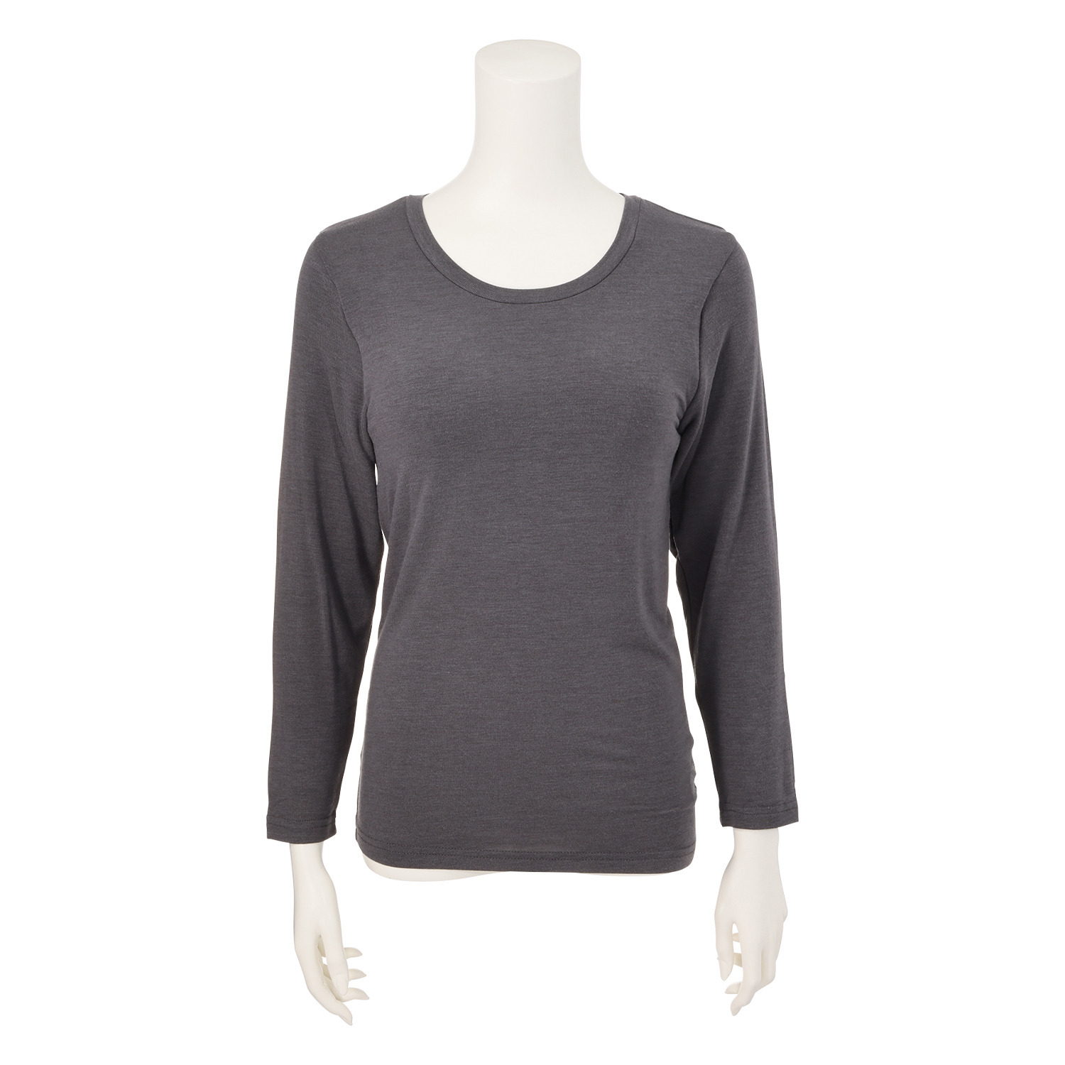 ジュエル 至福の柔らかさ ヒアルロン酸加工　Ｗ重ね カップ付九分袖２枚組