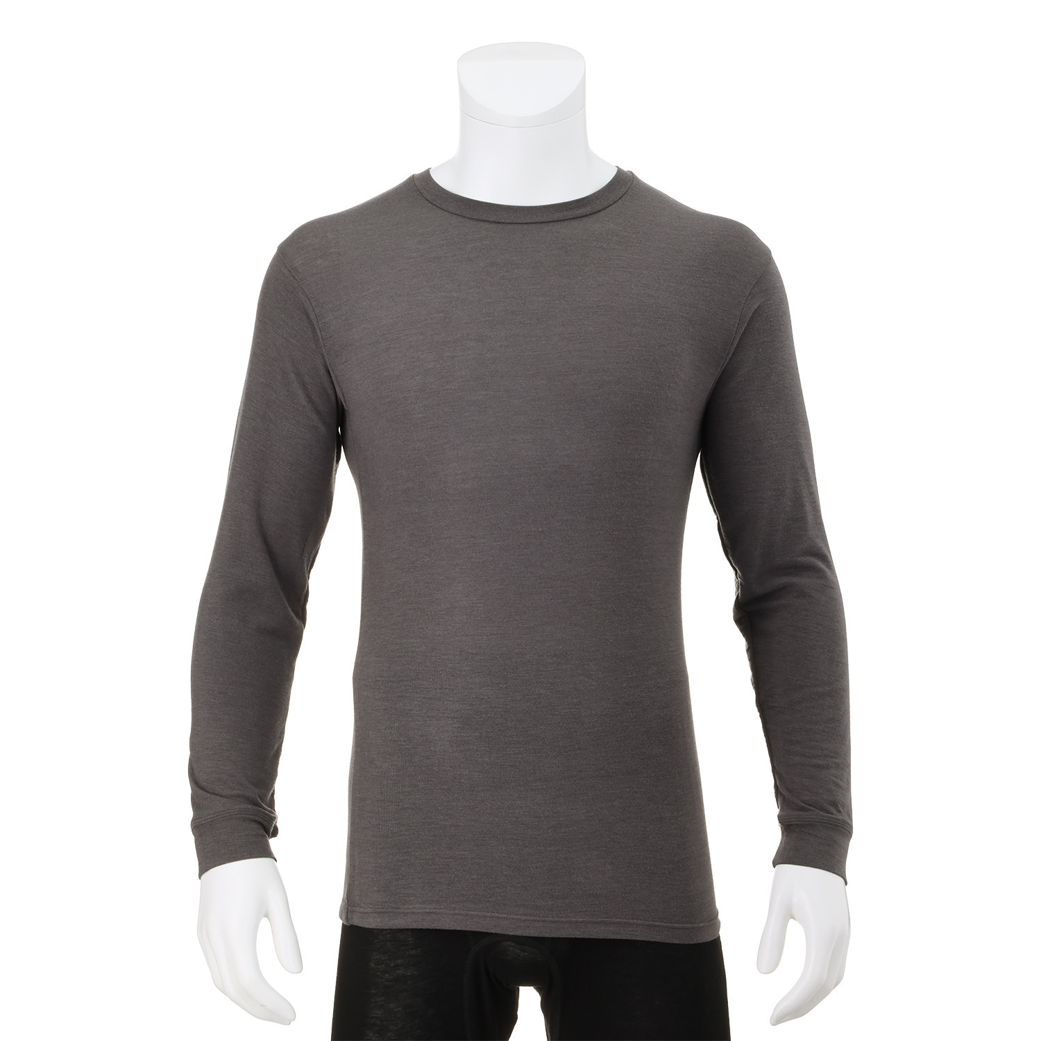 ジュエル 至福の柔らかさ ヒアルロン酸加工　Ｗ重ね 長袖インナー２枚組 ＜メンズ＞