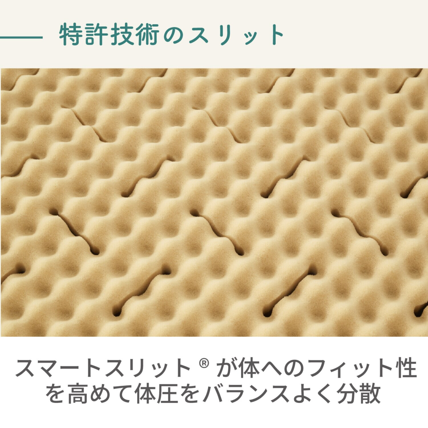 ｎｉｓｈｉｋａｗａ ２０ｃｍの厚みと 点で支える スヤラ　ドッツ ベッドマットレス ＜２０ｃｍ厚・ダブル＞