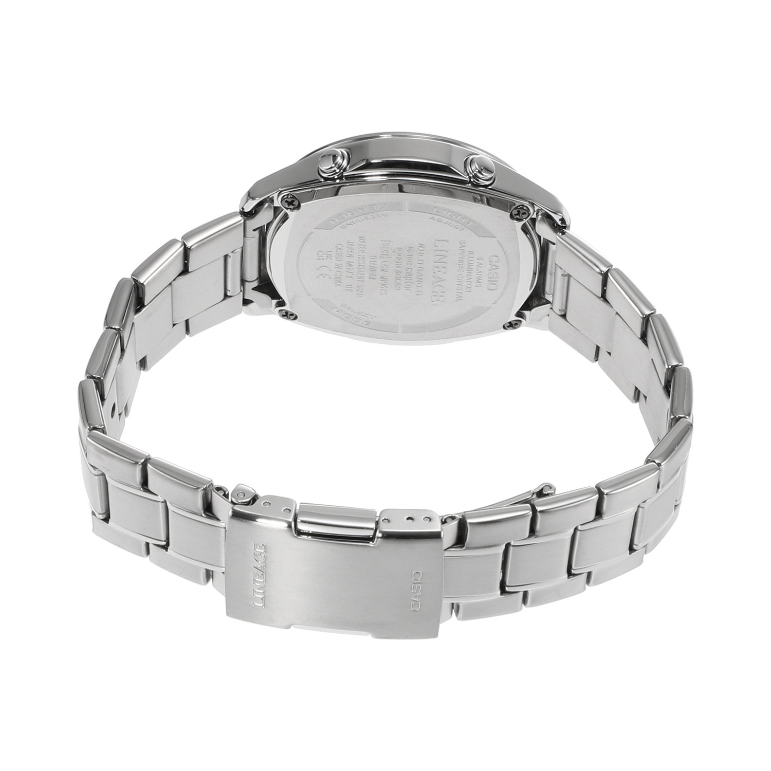 カシオ ＬＩＮＥＡＧＥ （リニエージ） メンズ フルメタルケース 電波ソーラー腕時計
