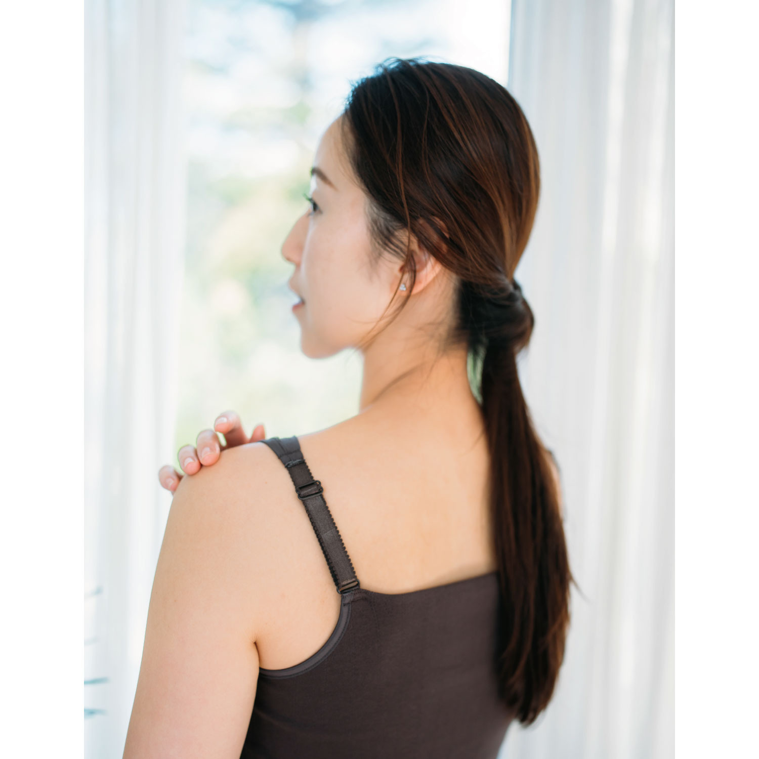 ヘ・エラ 抗菌防臭 コットン贅沢仕立て 手軽にバストが整う！ カップ付インナー ２枚セット