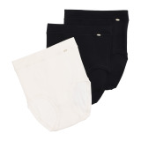 ヘ・エラ 抗菌防臭 コットン贅沢仕立て 深ばきショーツ ３枚セット