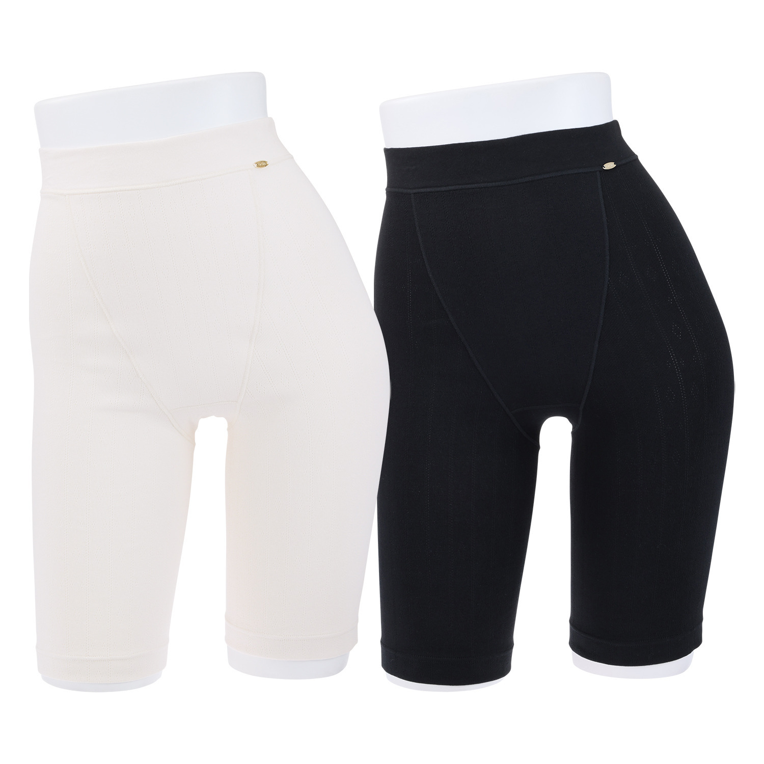 ヘ・エラ 抗菌防臭 コットン贅沢仕立て 深ばき五分丈ショーツ ２枚セット