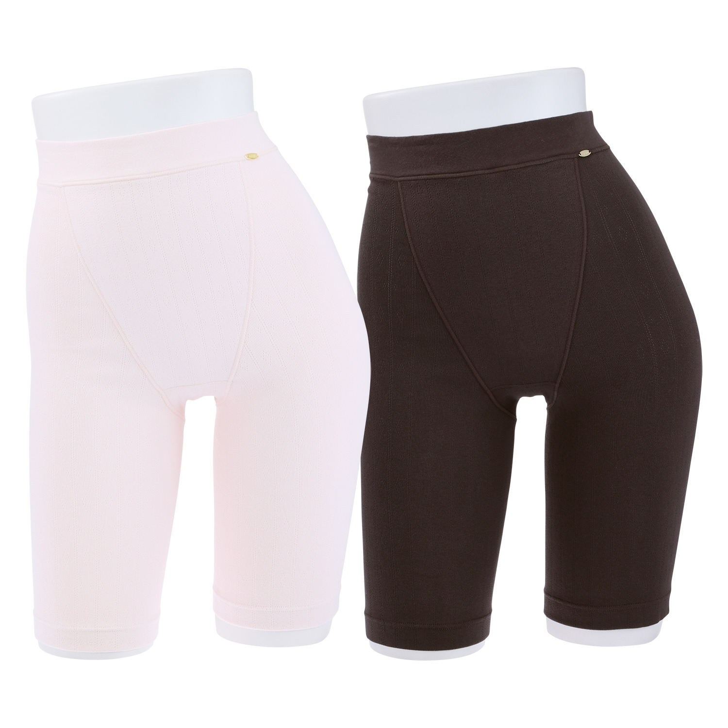 ヘ・エラ 抗菌防臭 コットン贅沢仕立て 深ばき五分丈ショーツ ２枚セット