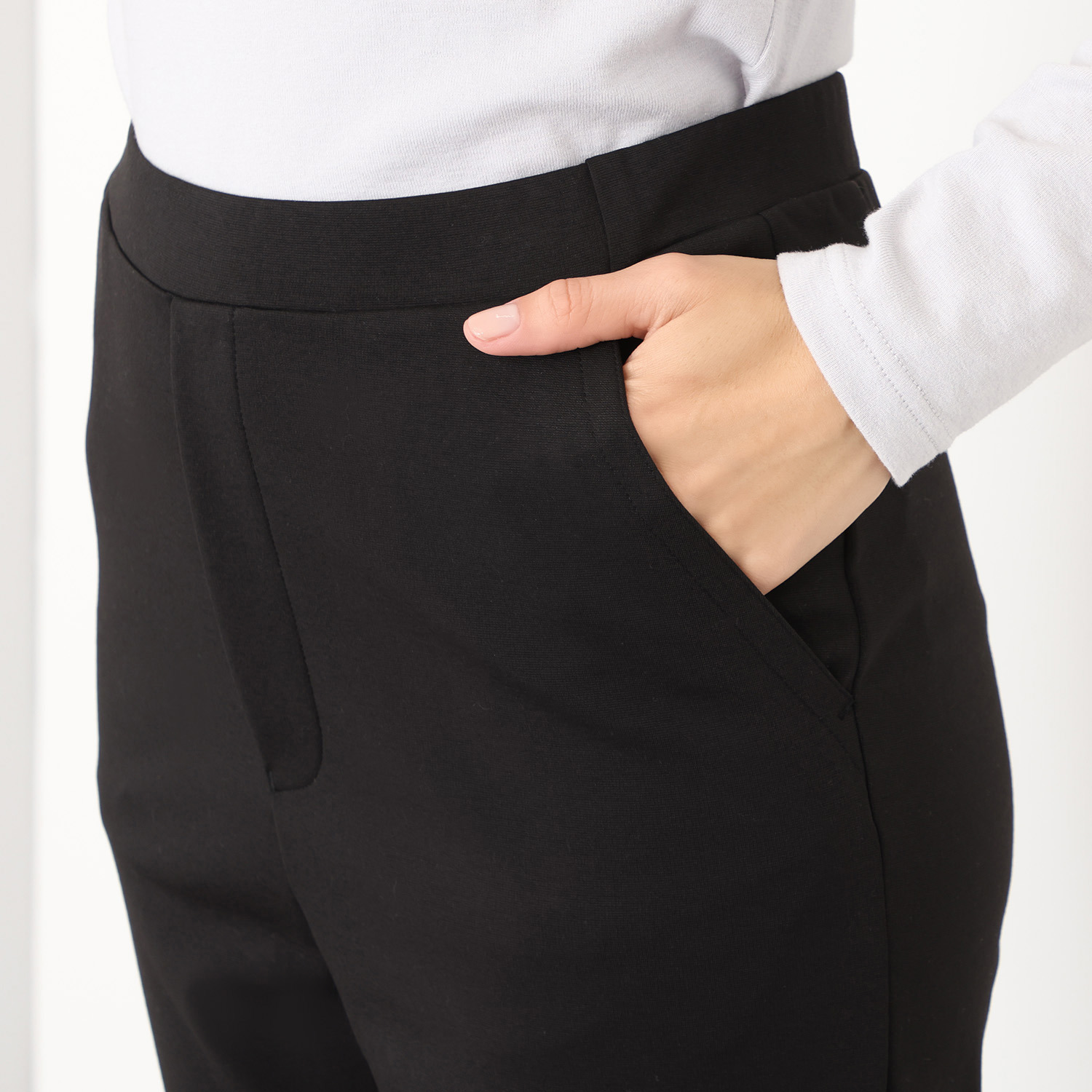 ヘ・エラ １サイズ細見え！？ 大人のクールな ハイテンション フレアーパンツ