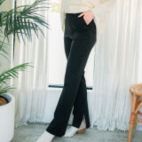 ヘ・エラ １サイズ細見え！？ 大人のクールな ハイテンション フレアーパンツ