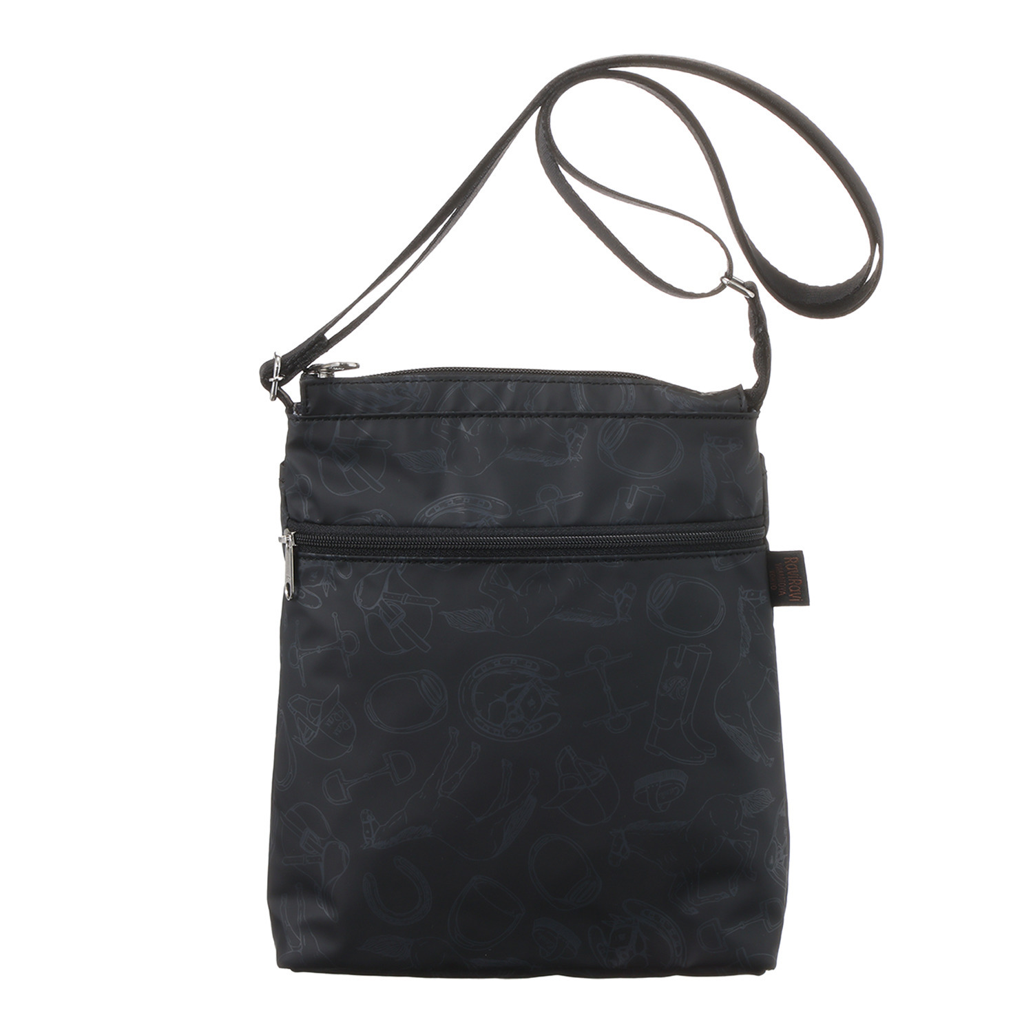 老舗ヤマト屋 超軽量・洗える！ ポリカーボネイト 薄合成皮革使用 Ｗファスナーポシェット “ギャロップシリーズ”