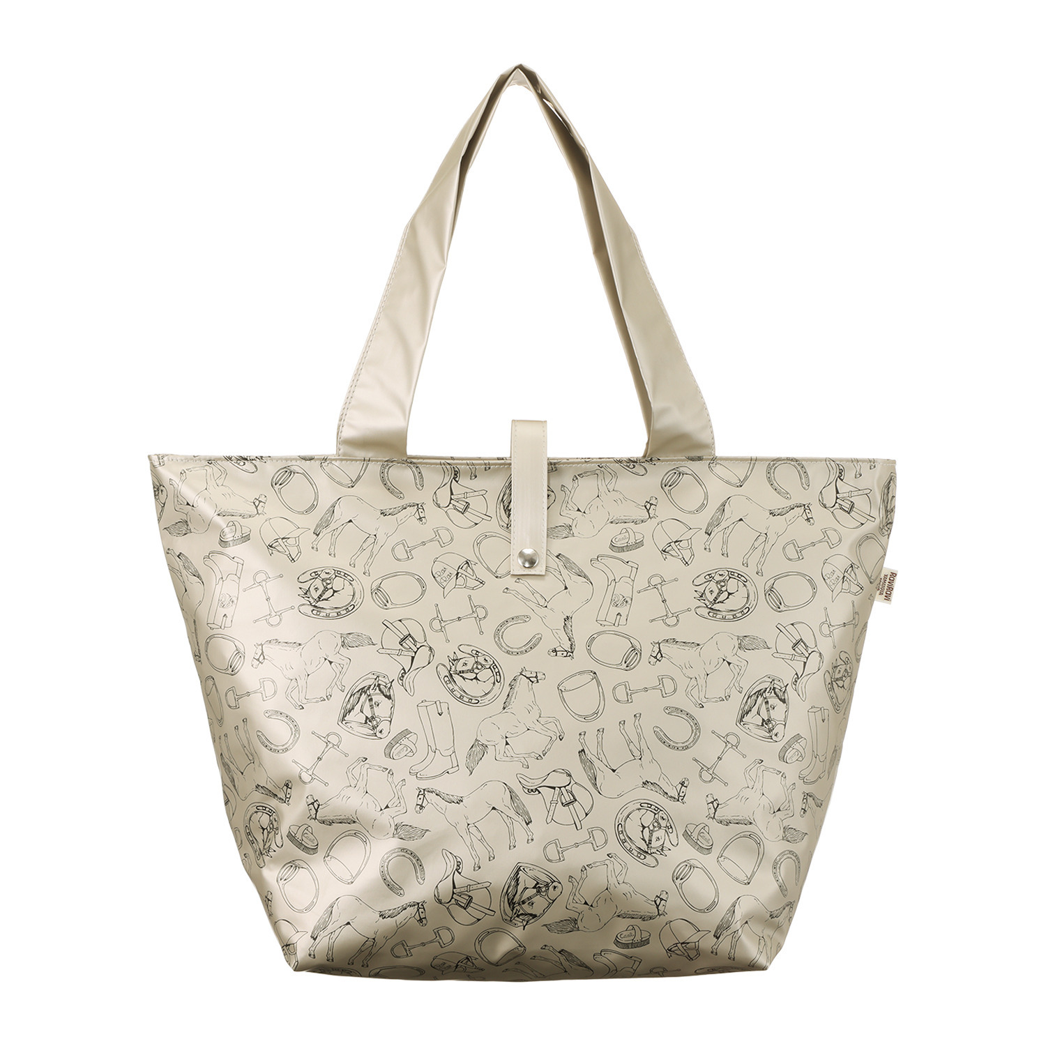 老舗ヤマト屋 超軽量・洗える！ ポリカーボネイト 薄合成皮革使用 ファスナー付マイバッグ “ギャロップシリーズ”