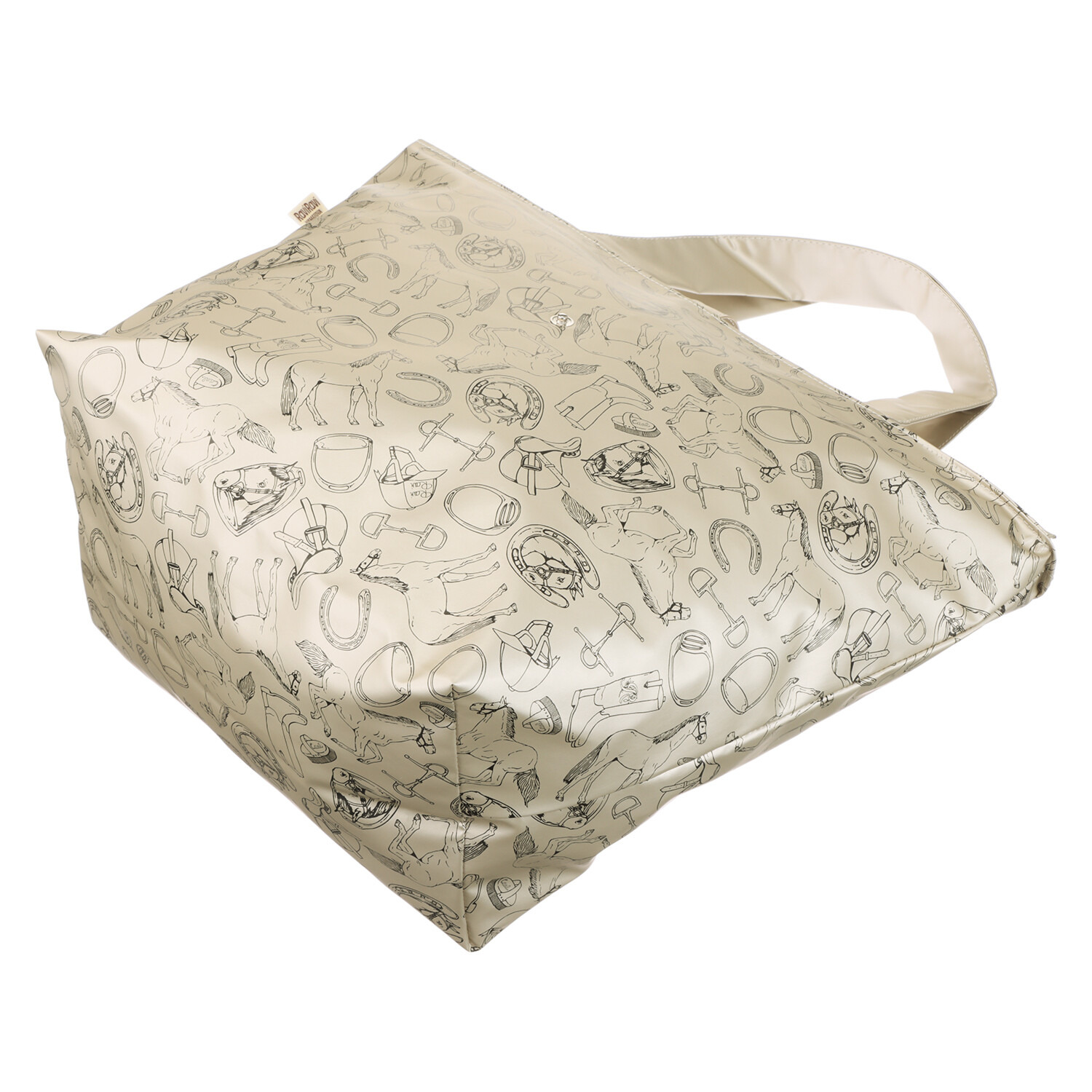 老舗ヤマト屋 超軽量・洗える！ ポリカーボネイト 薄合成皮革使用 ファスナー付マイバッグ “ギャロップシリーズ”