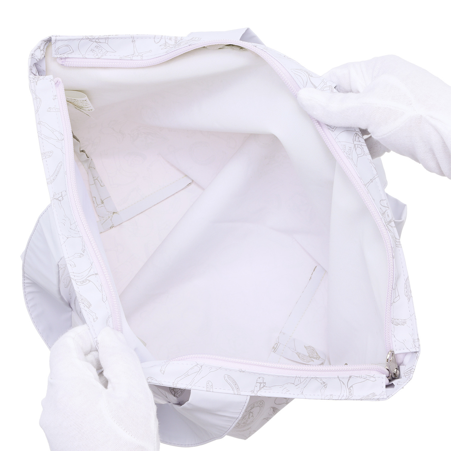 老舗ヤマト屋 超軽量・洗える！ ポリカーボネイト 薄合成皮革使用 ファスナー付マイバッグ “ギャロップシリーズ”