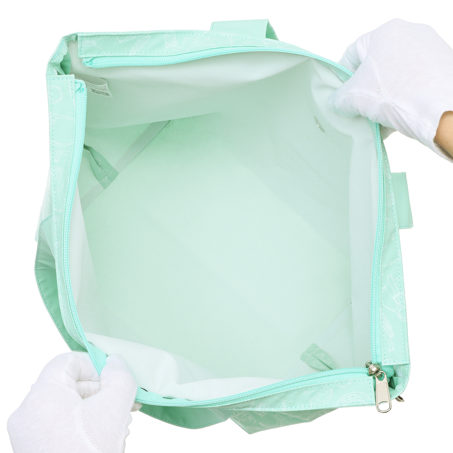 老舗ヤマト屋 超軽量・洗える！ ポリカーボネイト 薄合成皮革使用 ファスナー付マイバッグ “ギャロップシリーズ”