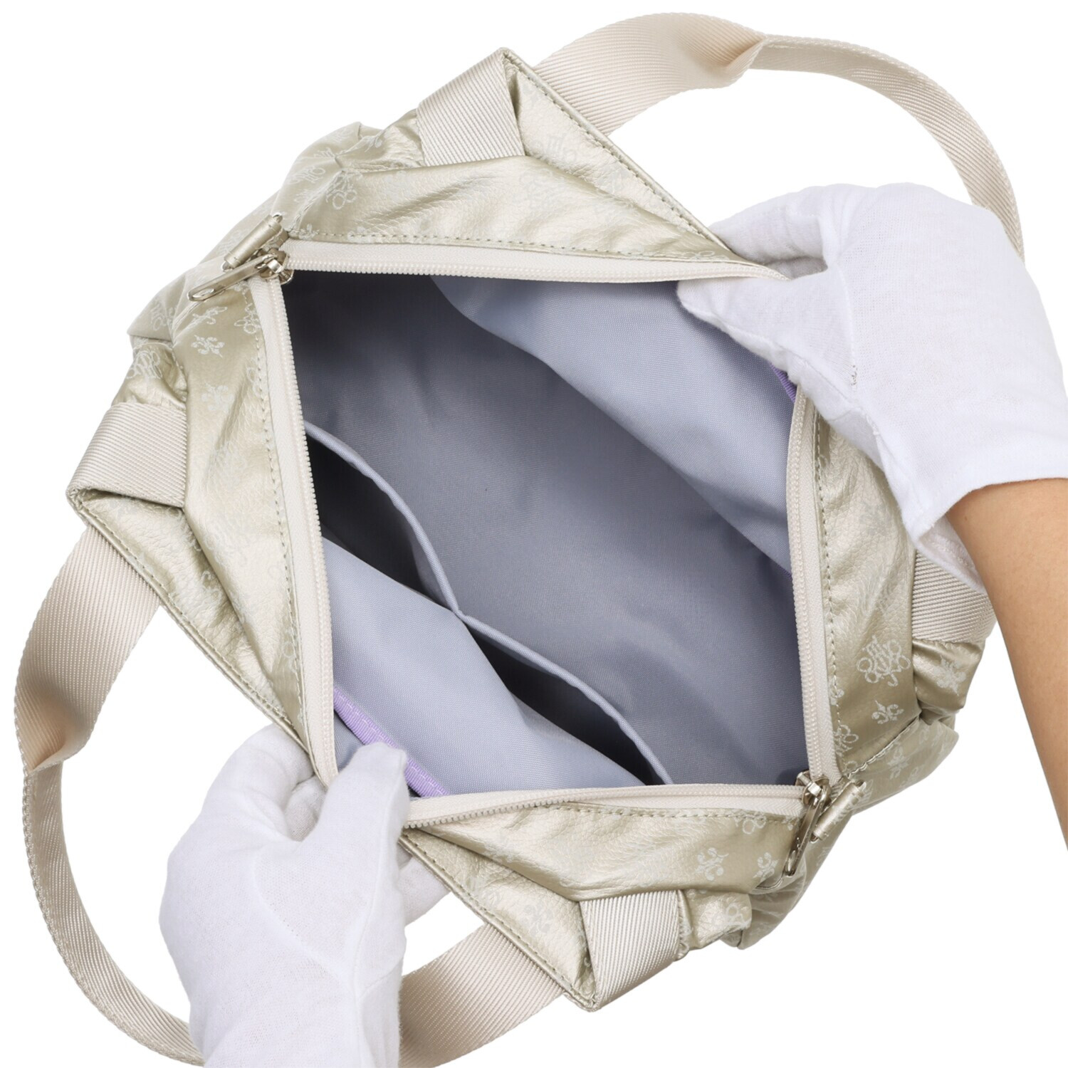 老舗ヤマト屋 超軽量・洗える！ ポリカーボネイト 薄合成皮革使用 外アオリハンドバッグ “ＮＶ１５１シリーズ”