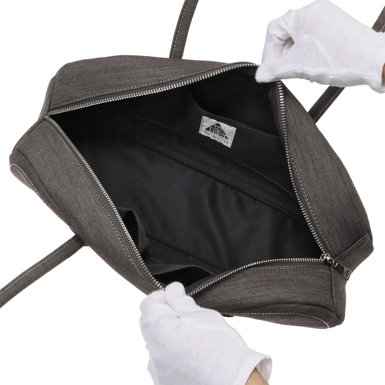 トーチ チャーム付 インディゴバッグ