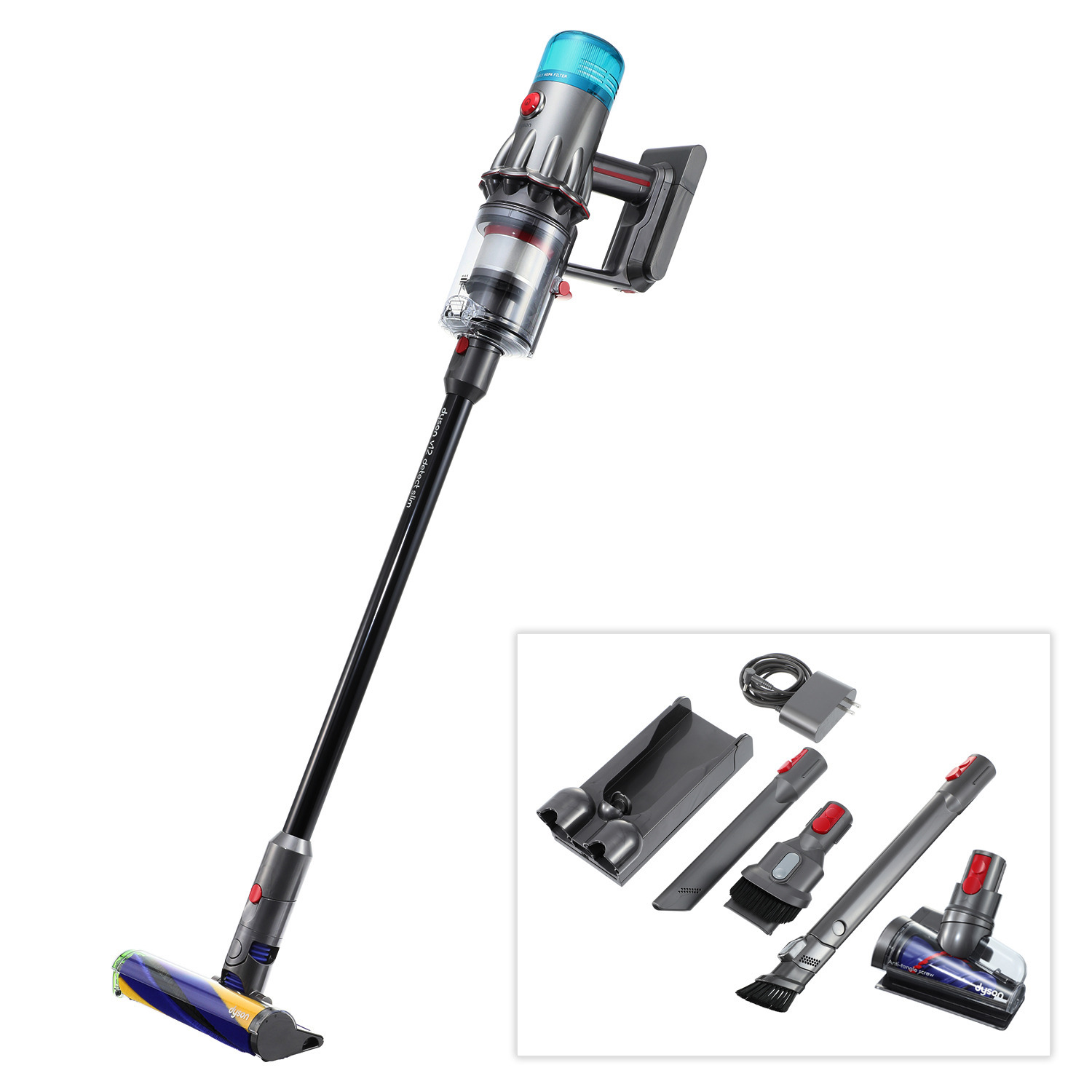 ダイソン コードレスクリーナー Ｖ１２ ディテクトスリム フラフィー 特別セット