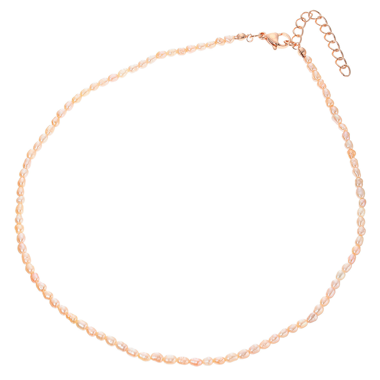 カリーナ・ペルラ ステンレス ベビー淡水パール ネックレス