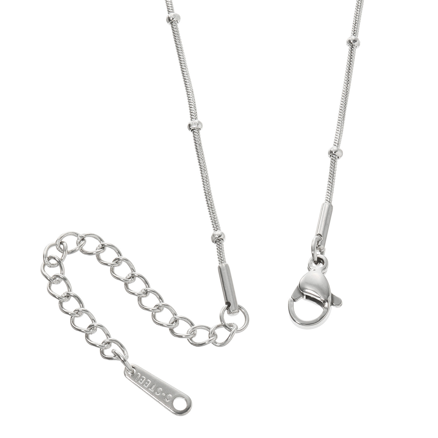 カリーナ・ペルラ ステンレス 淡水パール ステートメントネックレス