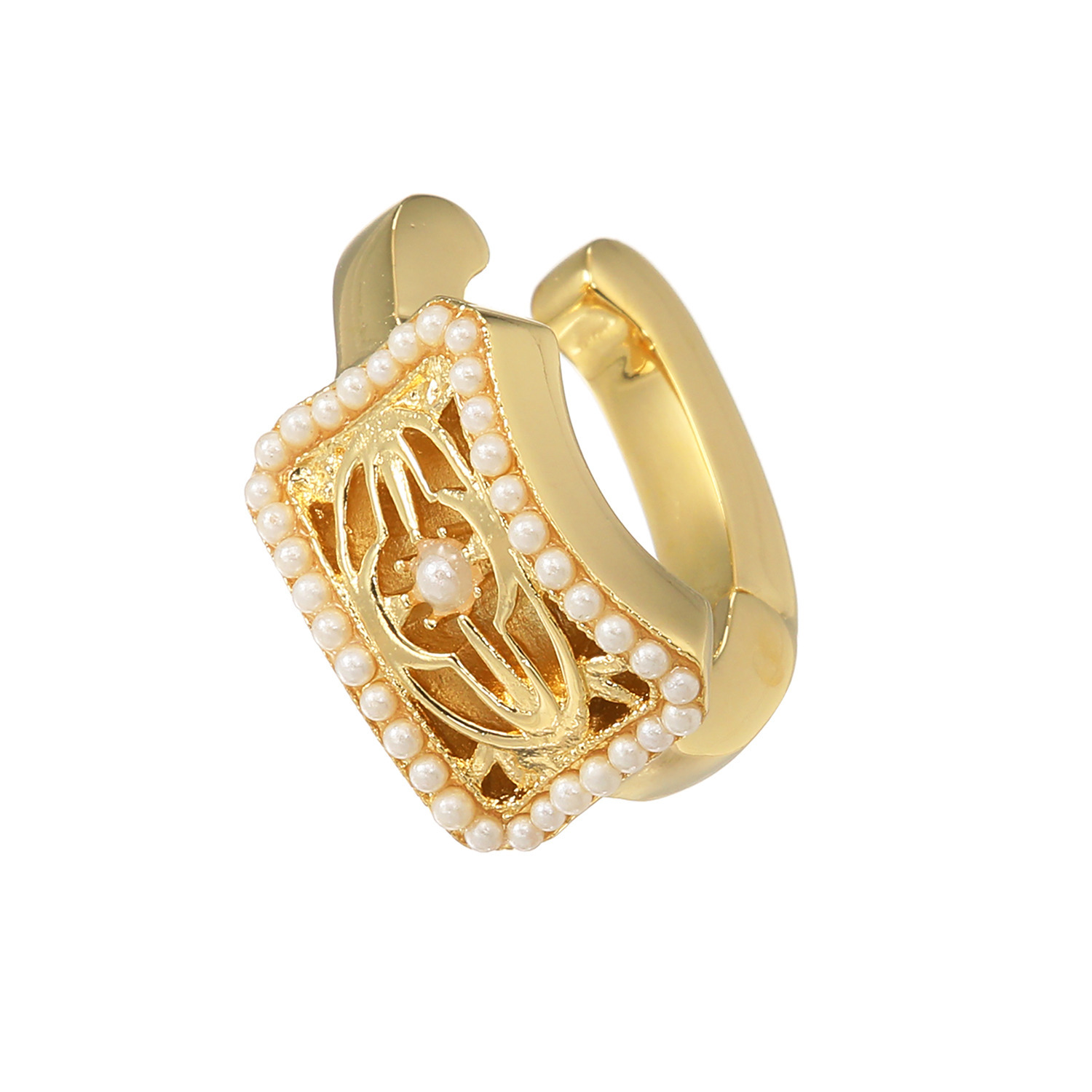 エーディーエムジェイ アールデコモティーフ イヤーカフ ＜片側のみ＞