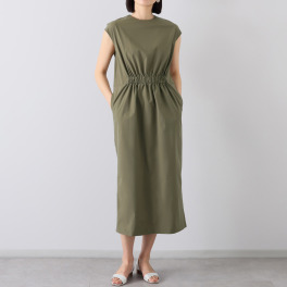 インエッセンス ウエスト ギャザーアクセント ワンピース